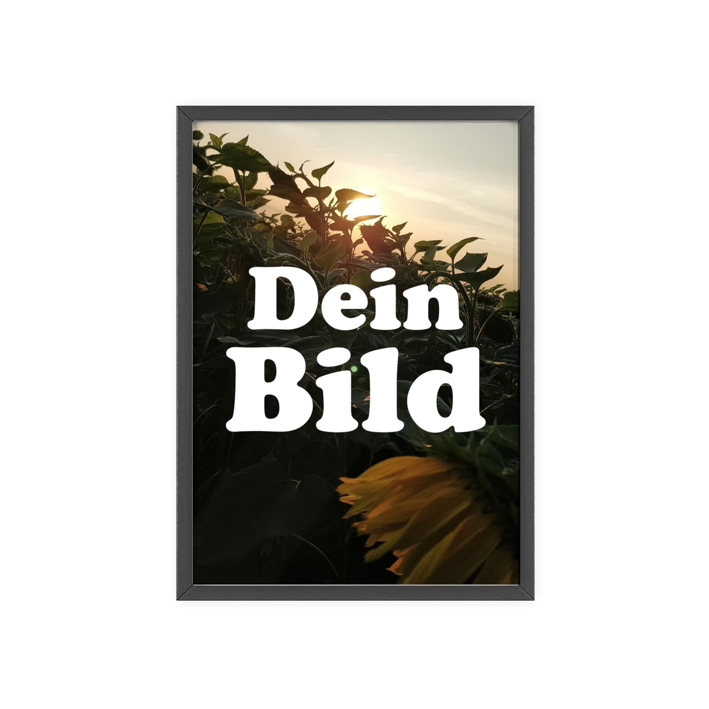 Personalisiertes Poster im Bilderrahmen