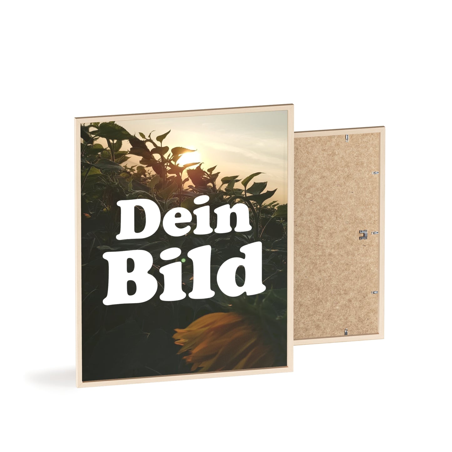 Personalisiertes Poster im Bilderrahmen