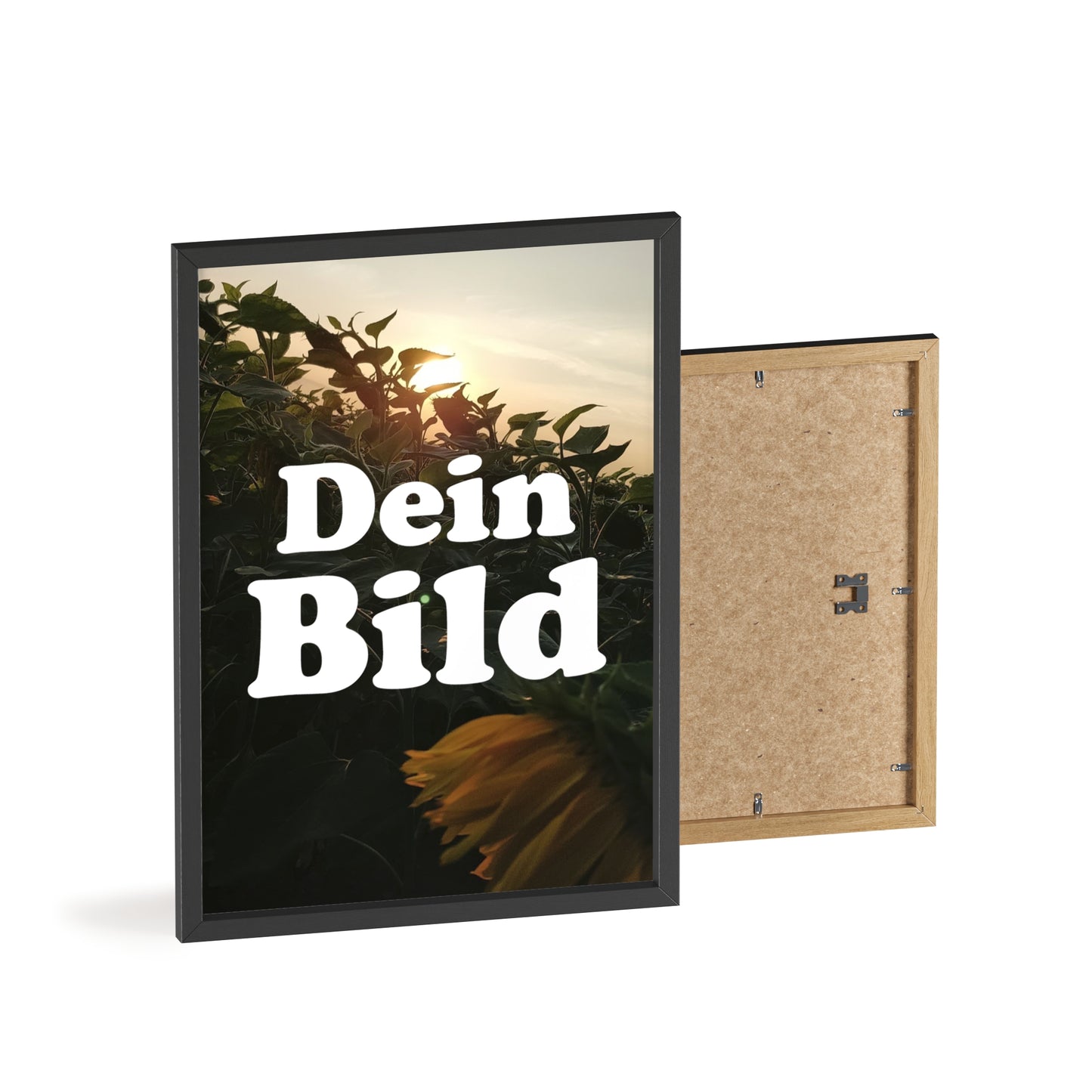 Personalisiertes Poster im Bilderrahmen