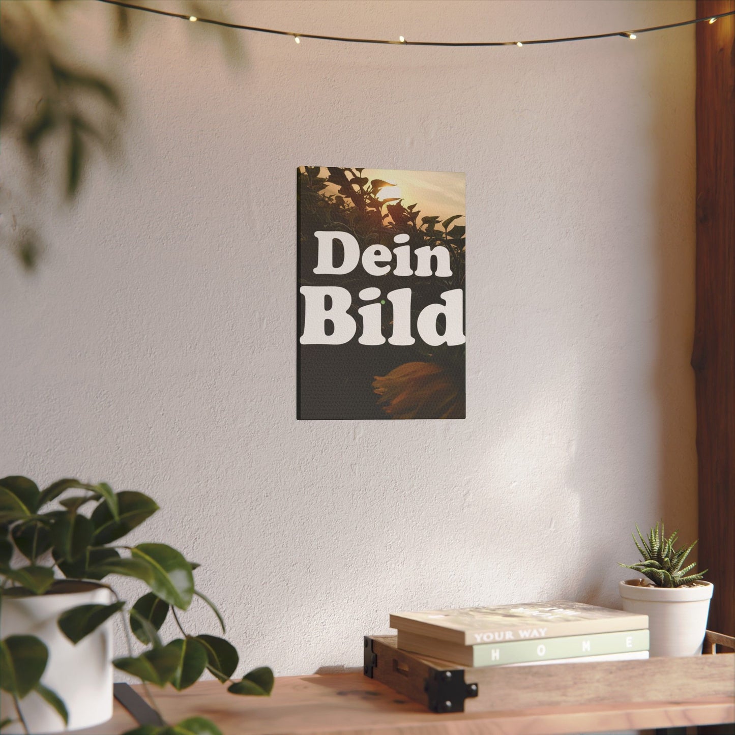 Leinwand mit eigenem Bild