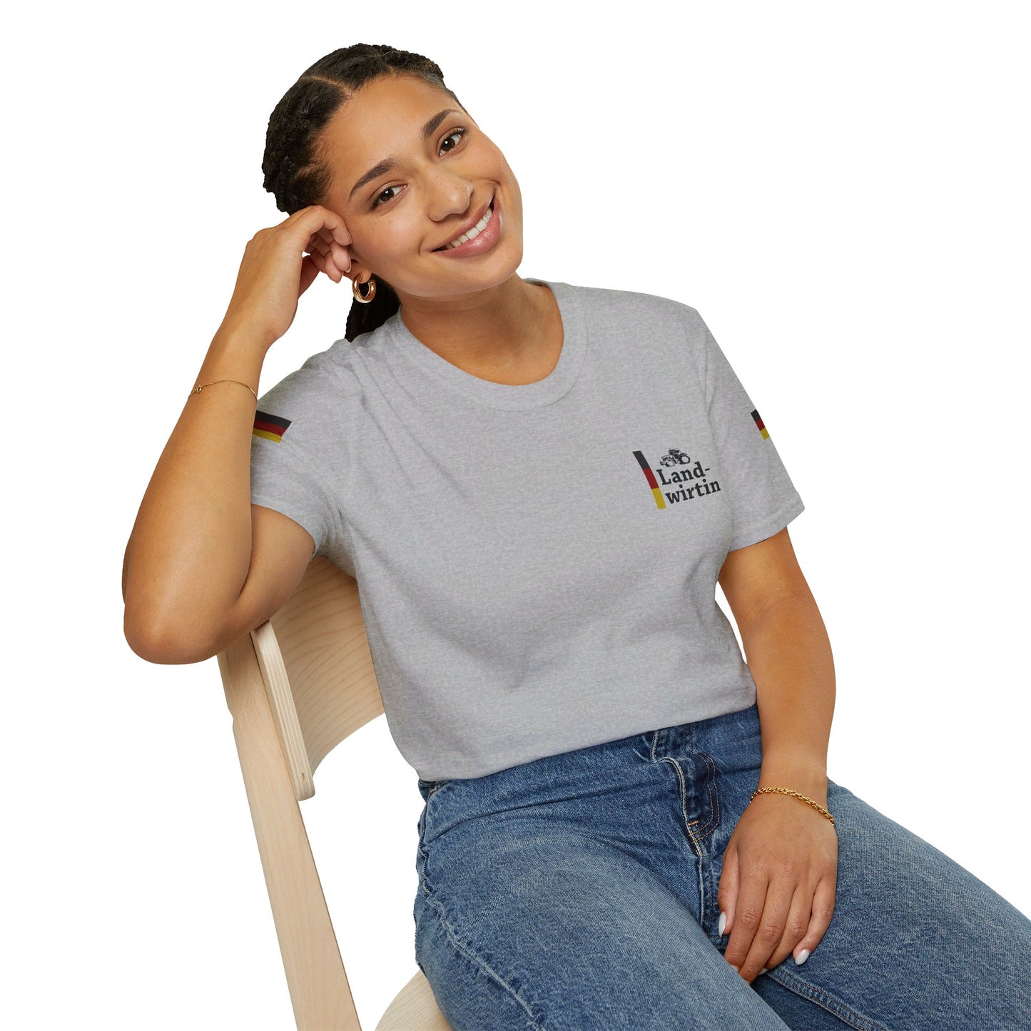 Deutsche Landwirtin T-shirt | Arbeitskleidung für deutsche Landwirtinnen