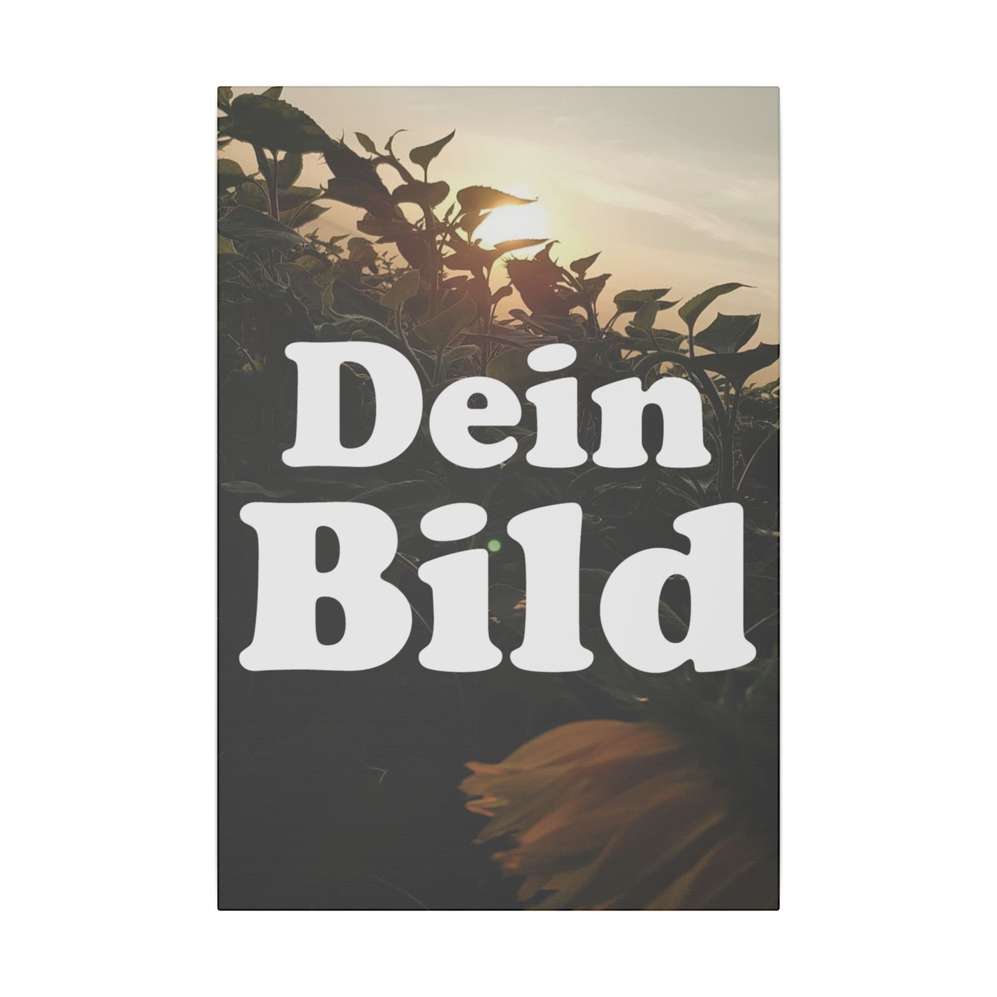 Leinwand mit eigenem Bild