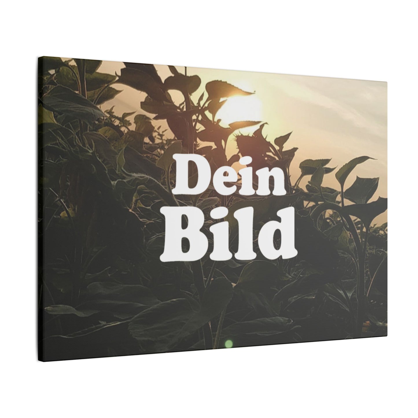 Leinwand mit eigenem Bild
