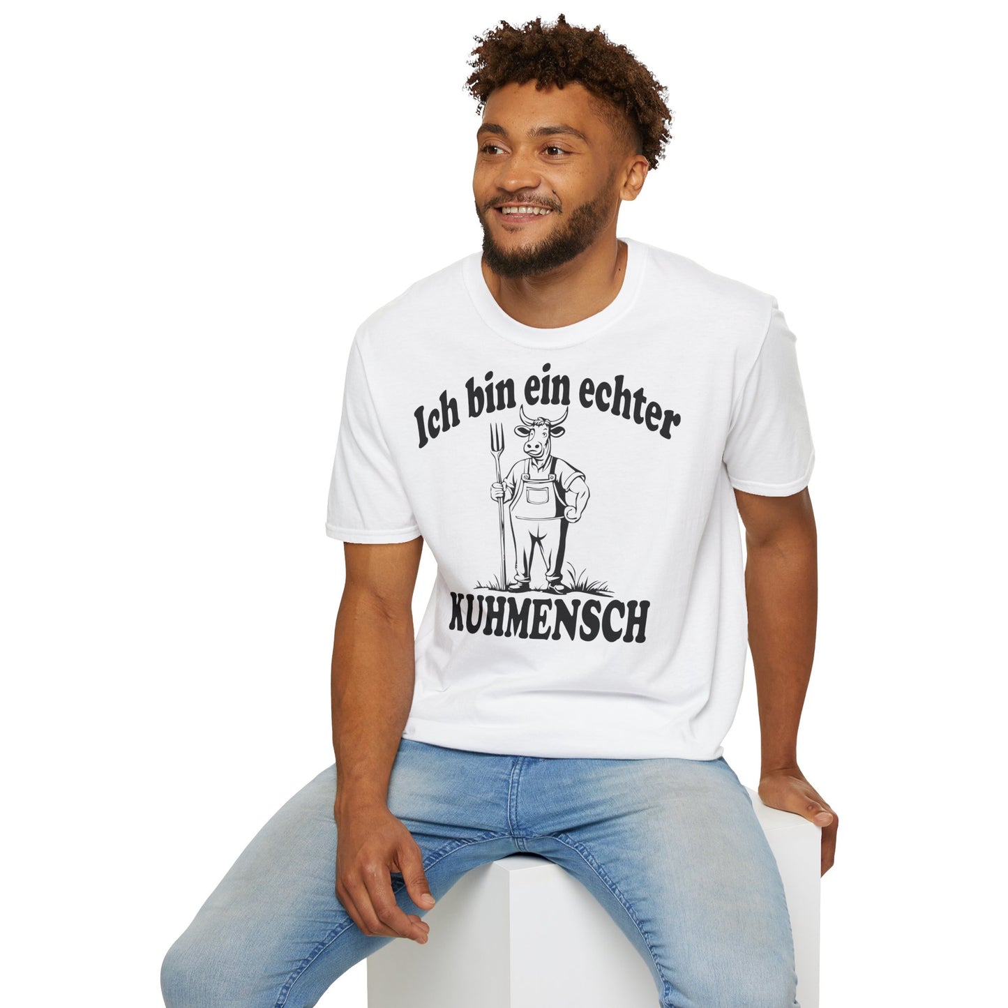 Ich bin ein echter Kuhmensch T-shirt