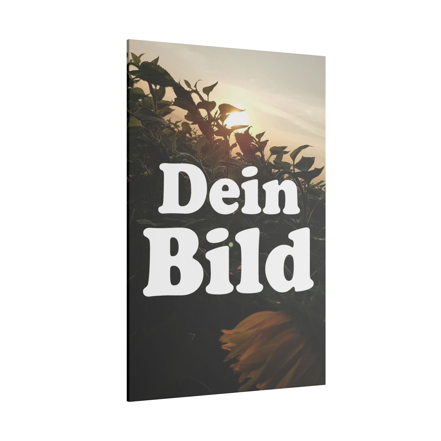 Leinwand mit eigenem Bild
