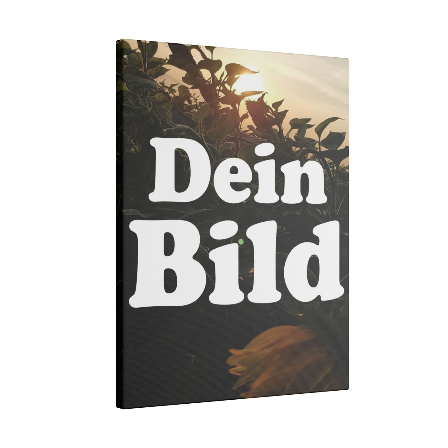Leinwand mit eigenem Bild
