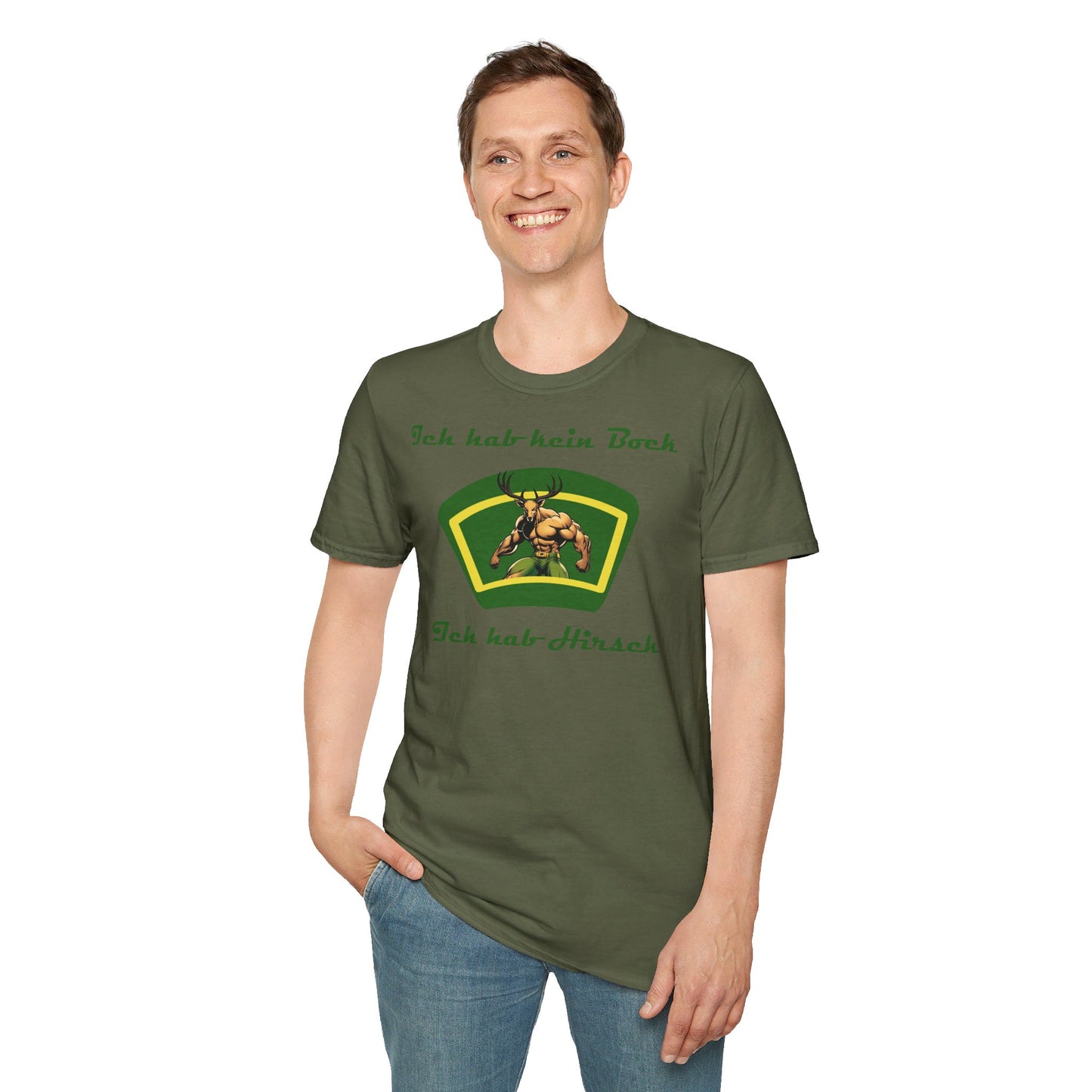 Johnny T-shirt: Ich hab kein Bock, ich hab Hirsch