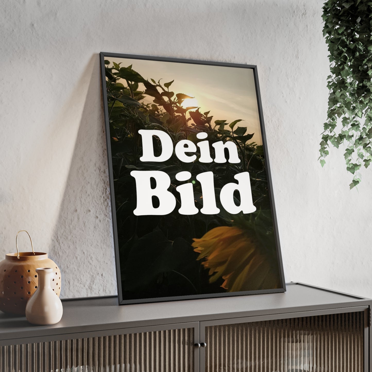 Personalisiertes Poster im Bilderrahmen