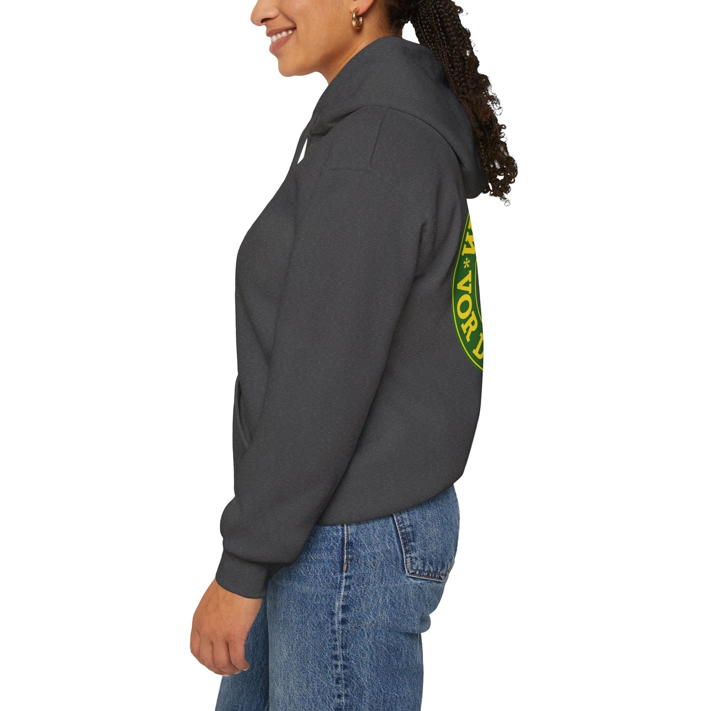 Warnung vor dem Hirsch - Backprint Hoodie