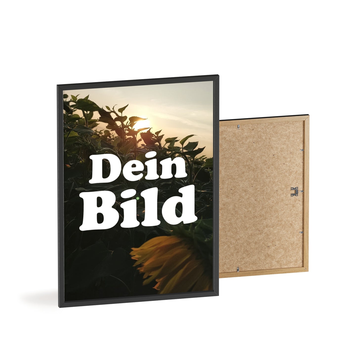 Personalisiertes Poster im Bilderrahmen