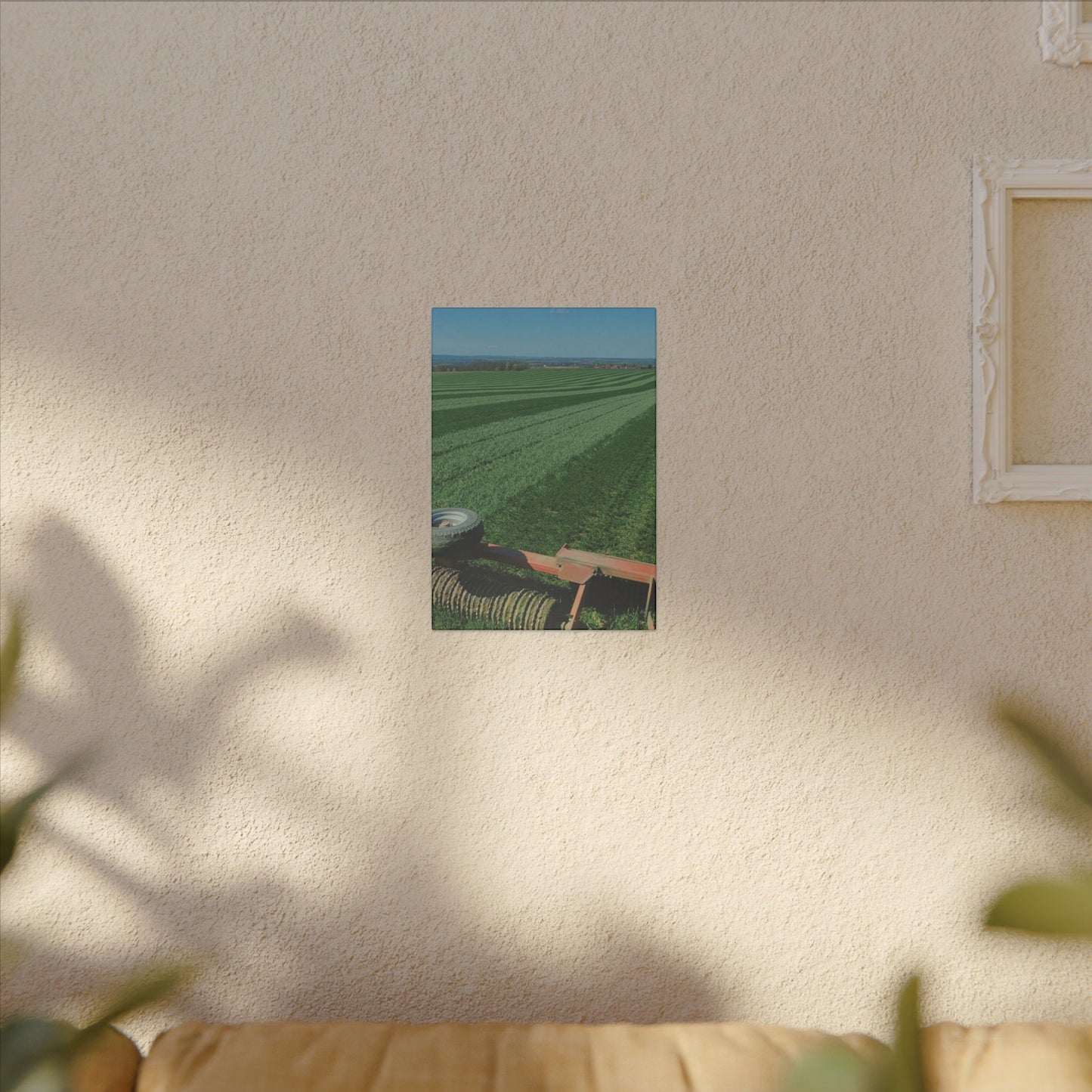 Leinwand 'Getreideacker walzen'