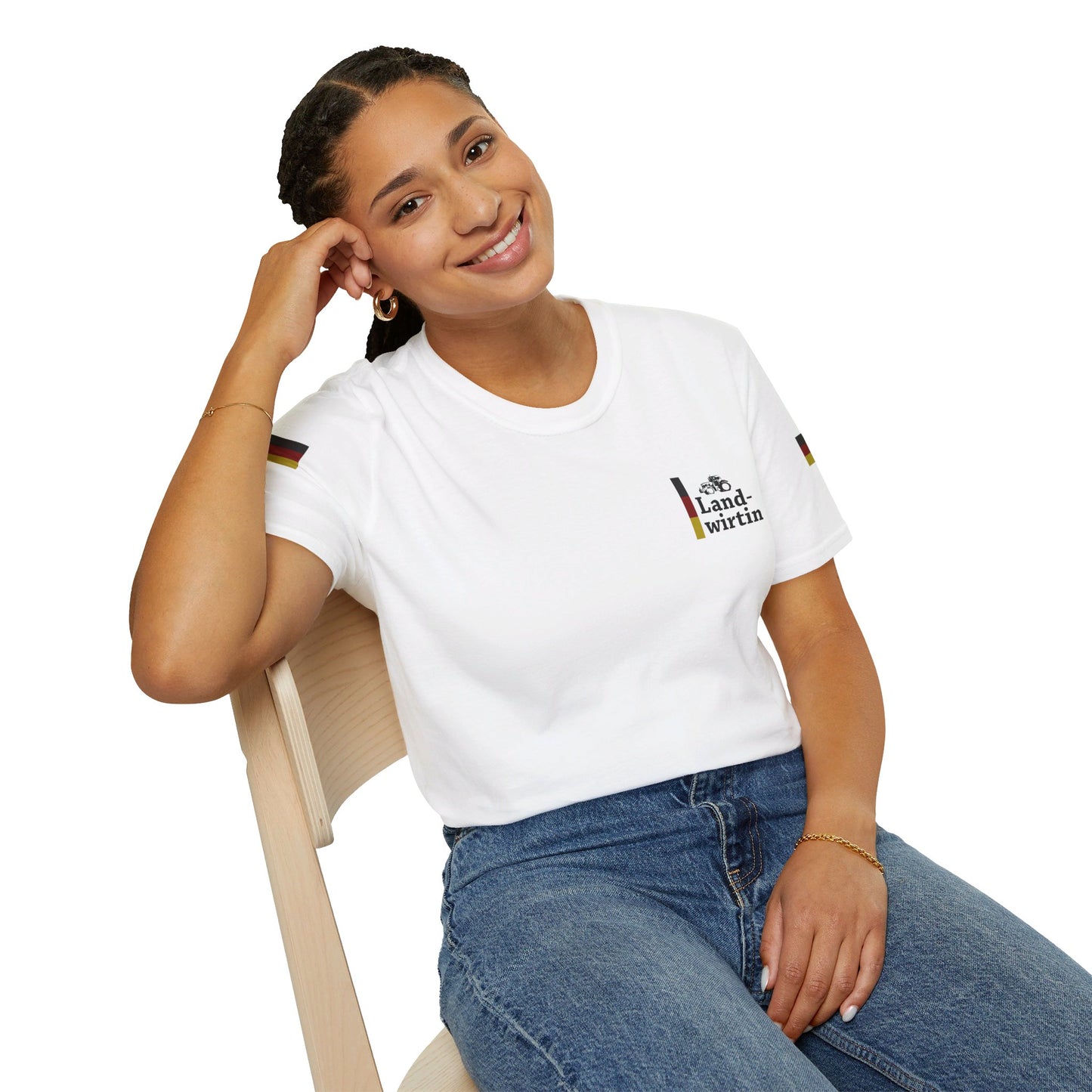 Deutsche Landwirtin T-shirt | Arbeitskleidung für deutsche Landwirtinnen