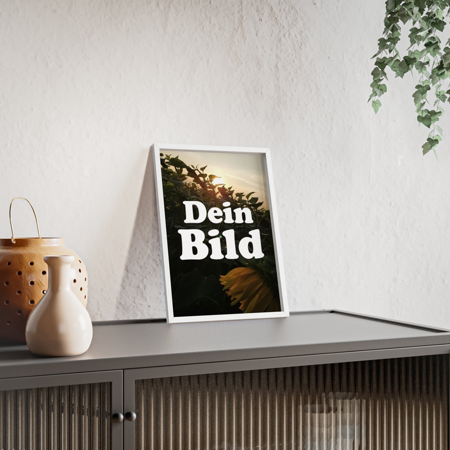 Personalisiertes Poster im Bilderrahmen