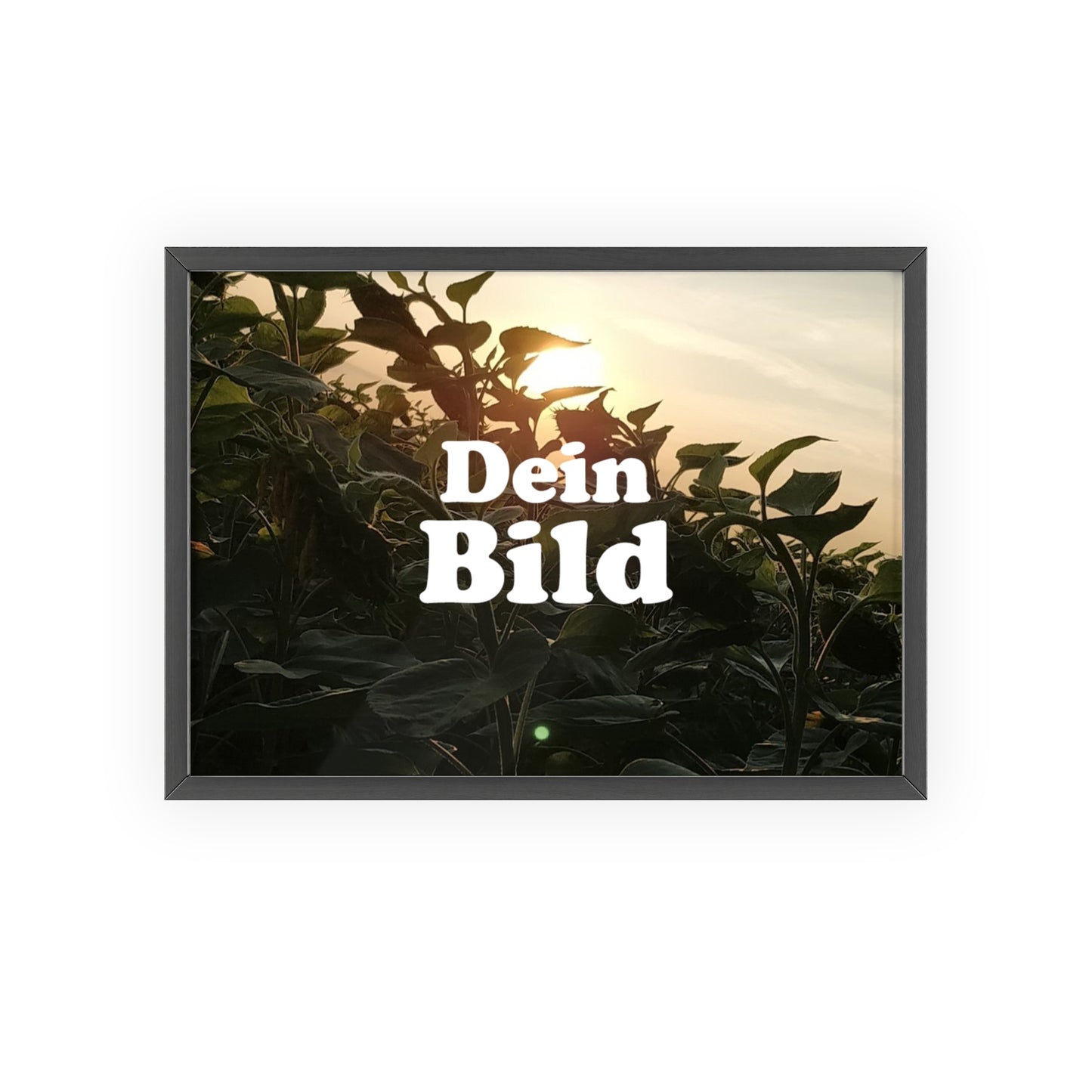 Personalisiertes Poster im Bilderrahmen
