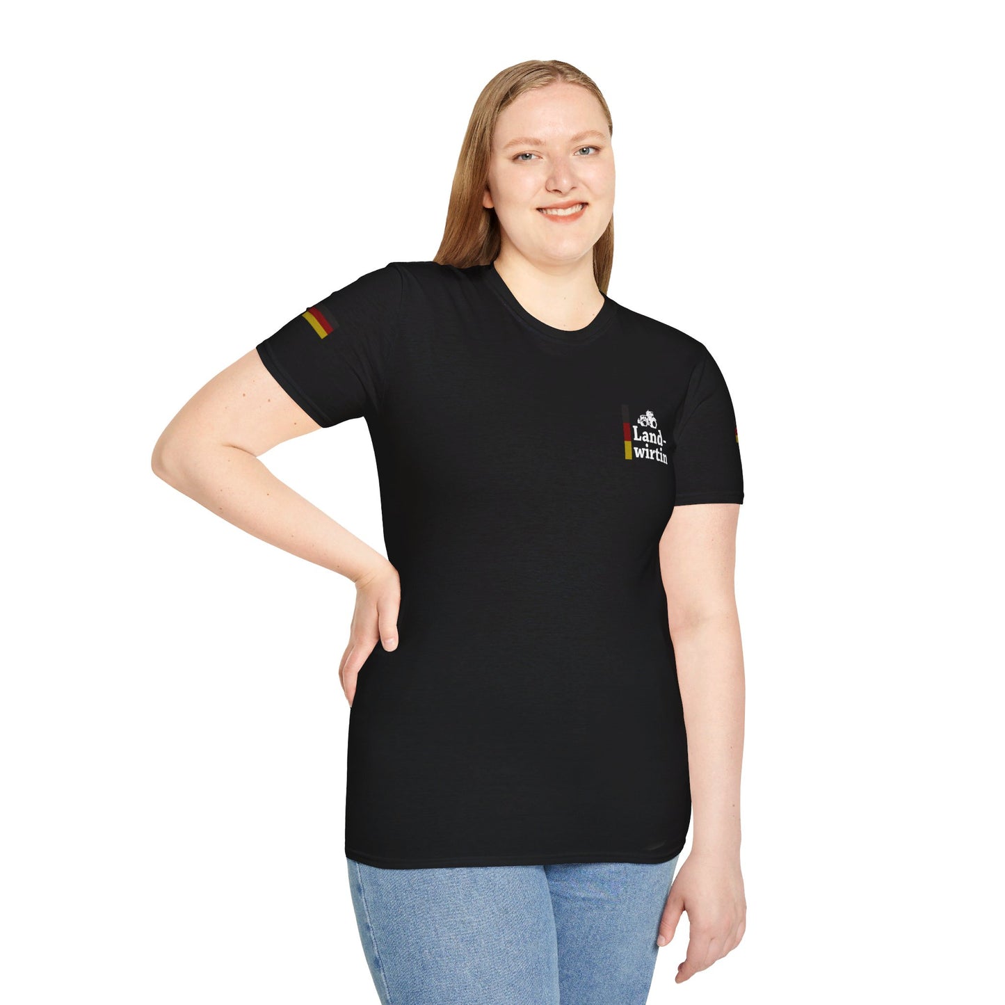 Deutsche Landwirtin T-shirt | Arbeitskleidung für deutsche Landwirtinnen