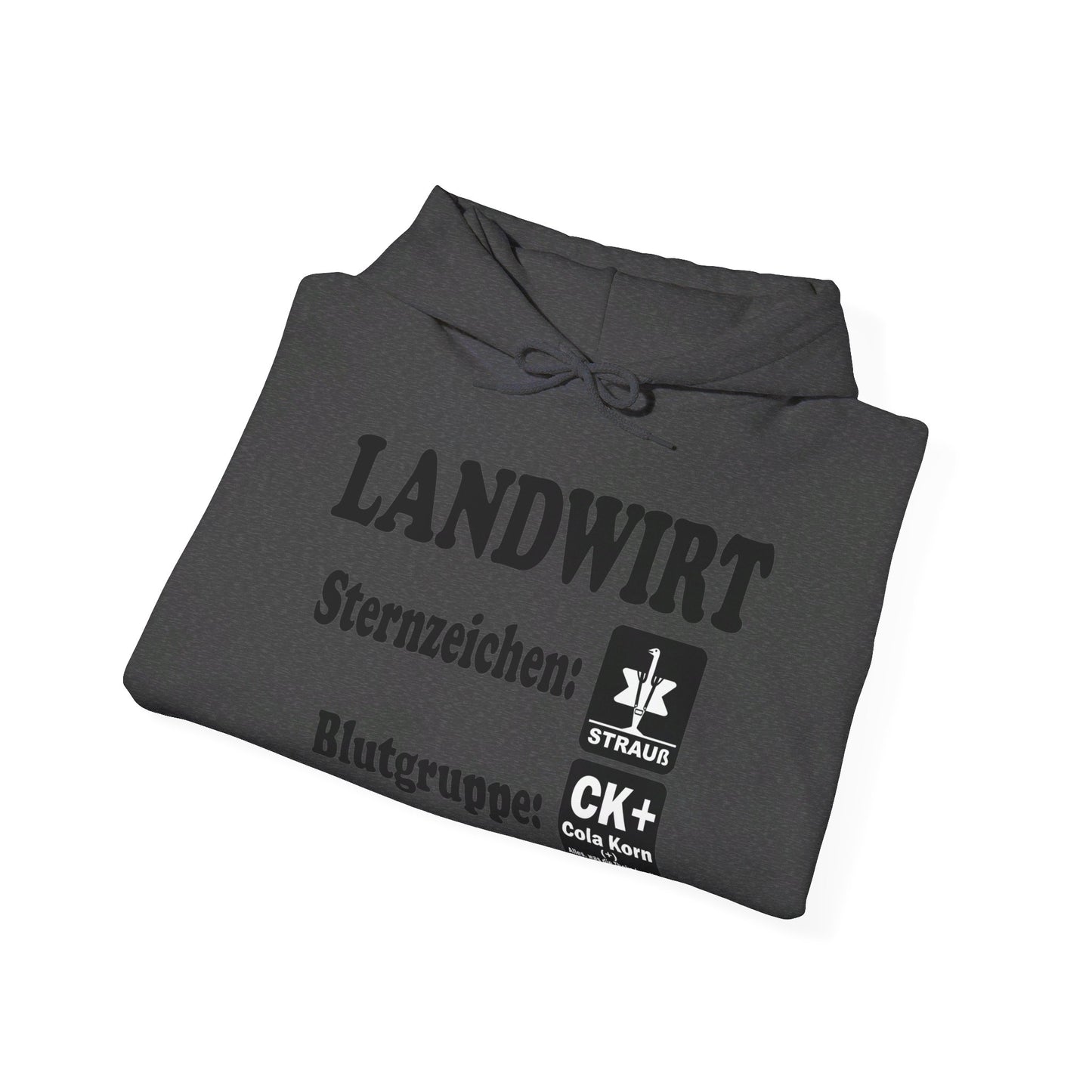 Landwirt: Sternzeichen Strauß, Blutgruppe Cola Korn Hoodie