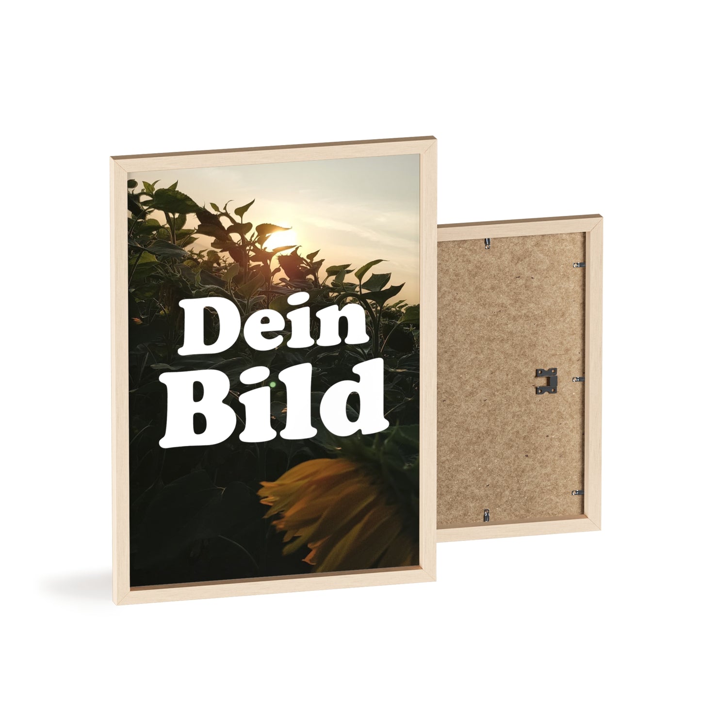 Personalisiertes Poster im Bilderrahmen