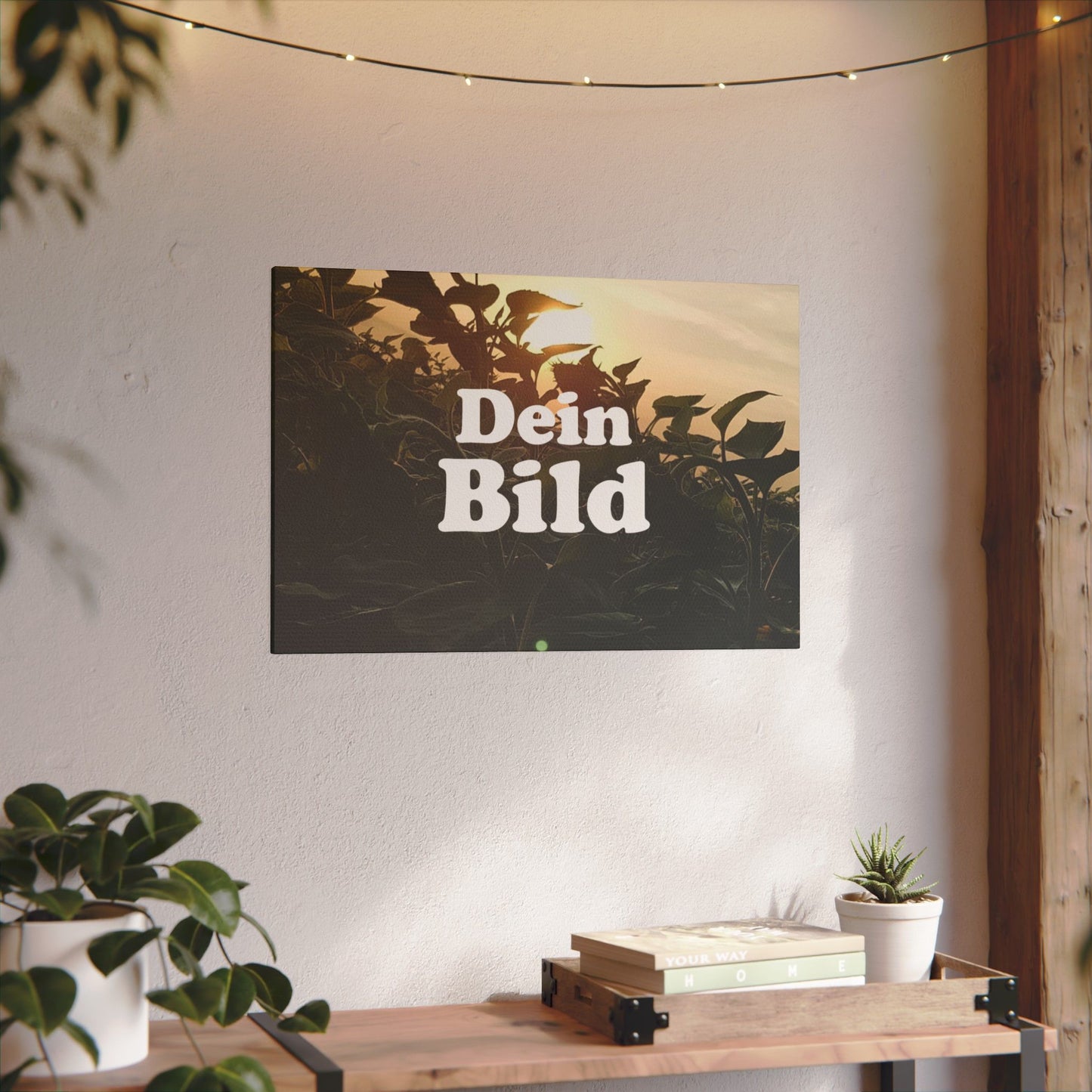 Leinwand mit eigenem Bild