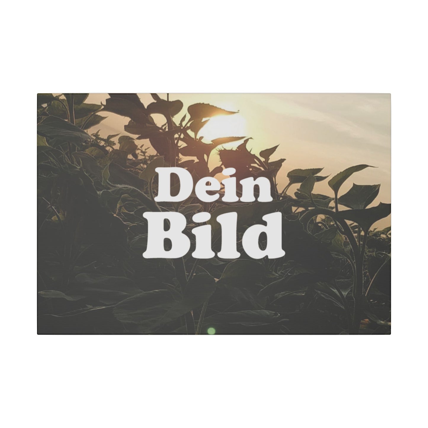 Leinwand mit eigenem Bild