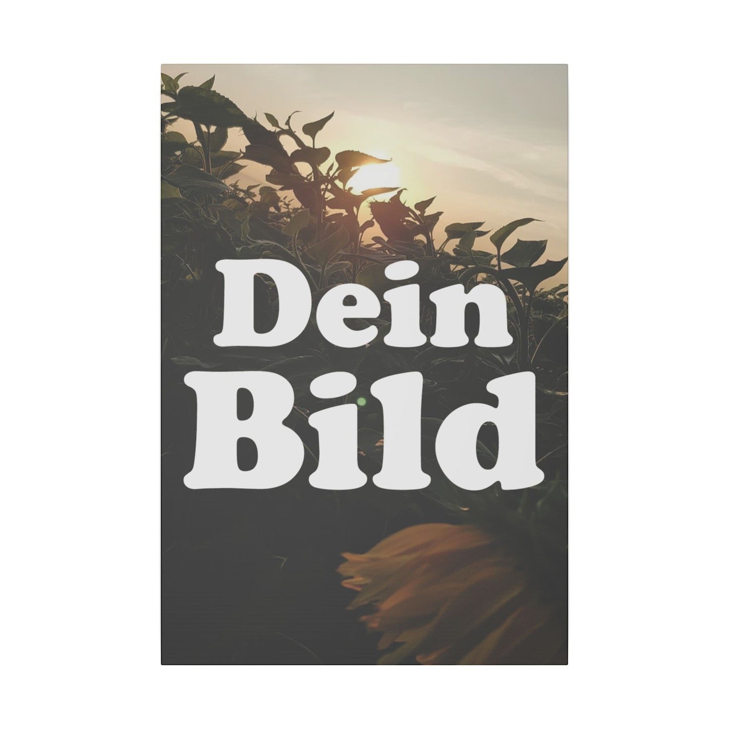 Leinwand mit eigenem Bild