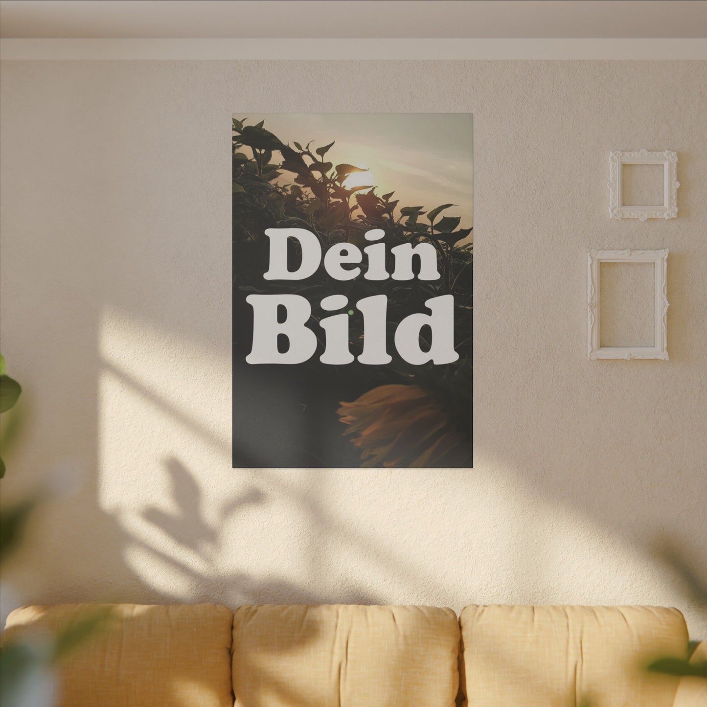 Leinwand mit eigenem Bild