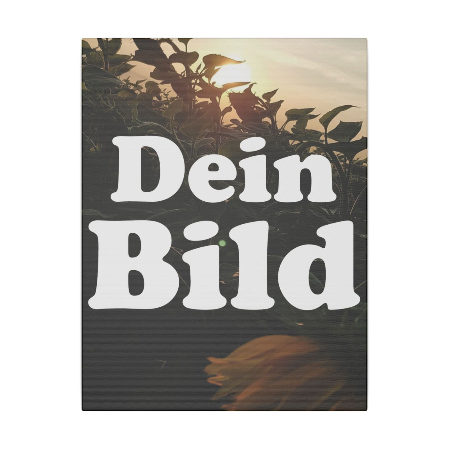 Leinwand mit eigenem Bild