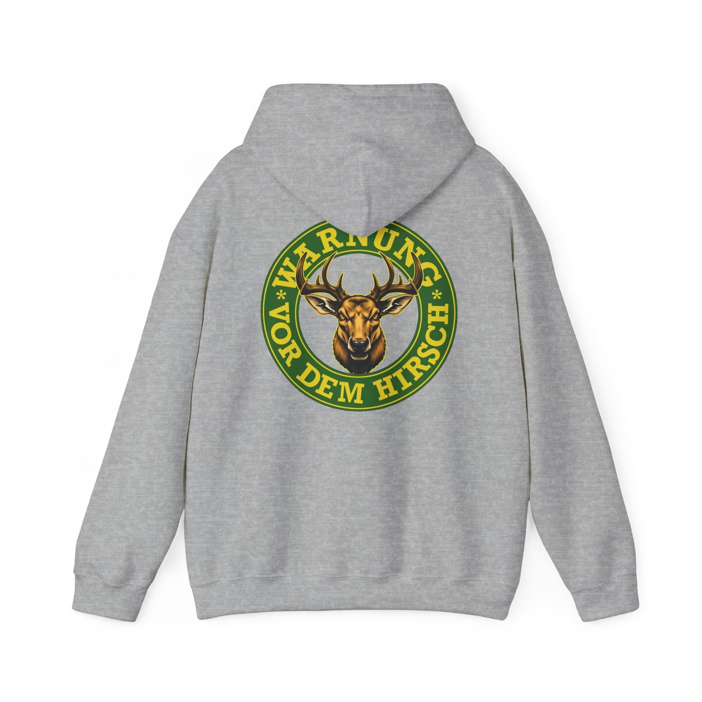 Warnung vor dem Hirsch - Backprint Hoodie