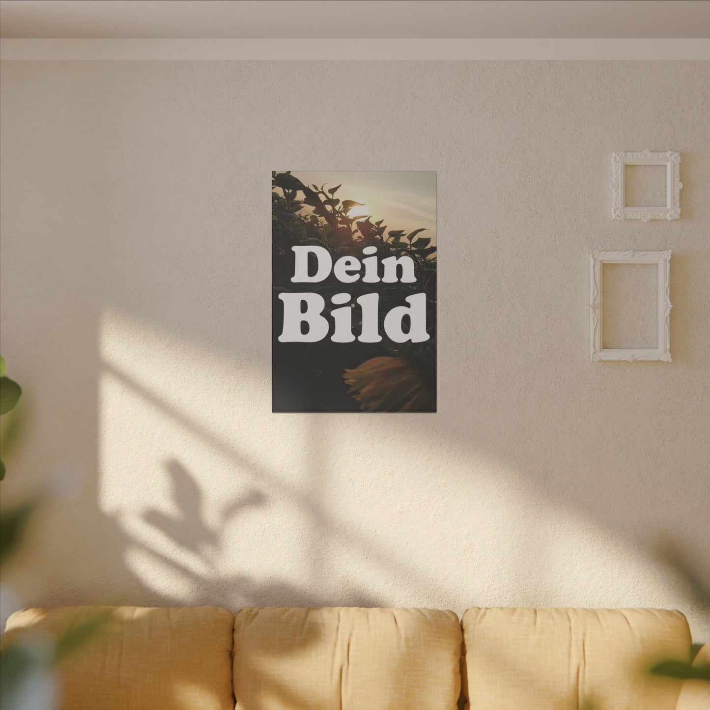 Leinwand mit eigenem Bild