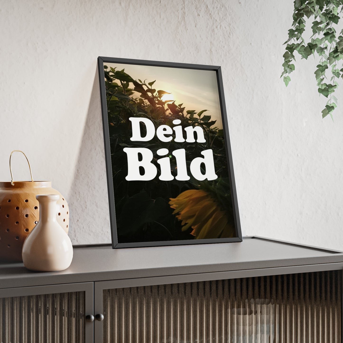 Personalisiertes Poster im Bilderrahmen