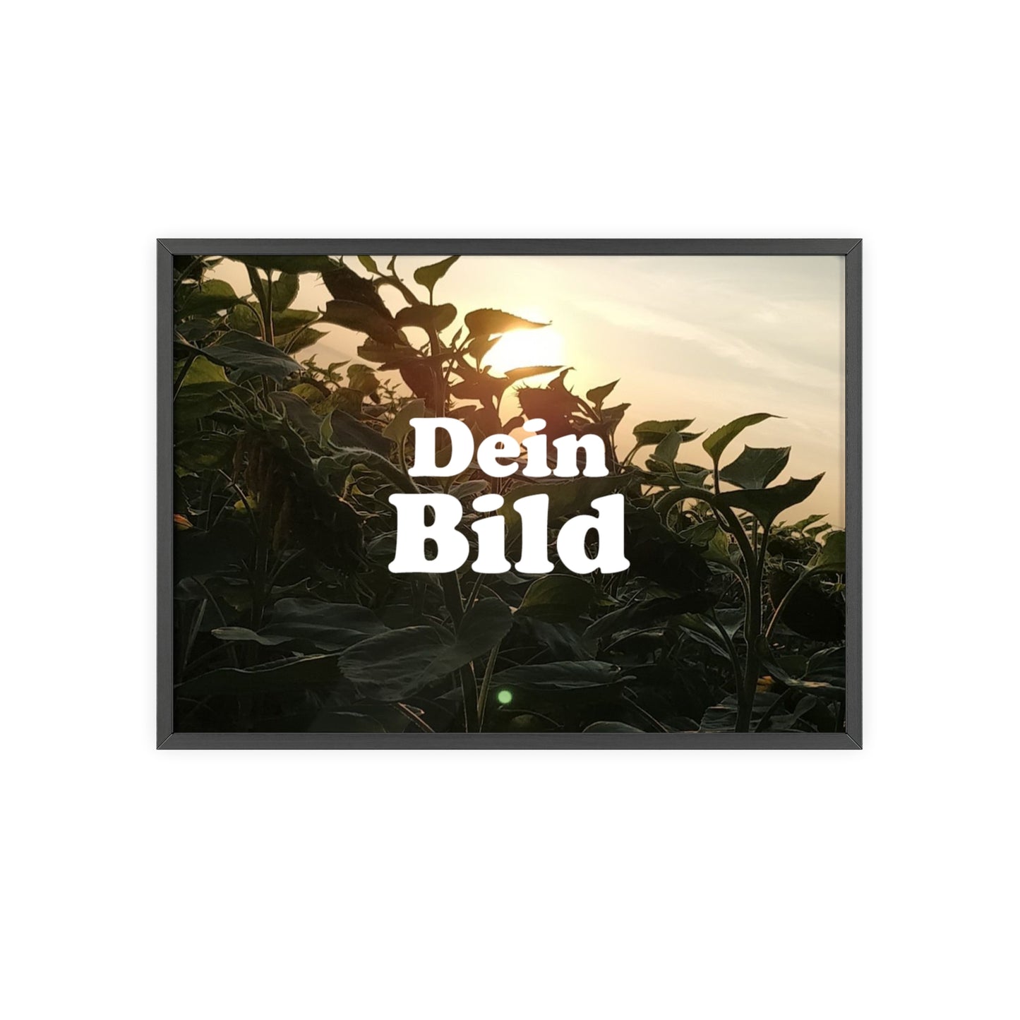 Personalisiertes Poster im Bilderrahmen