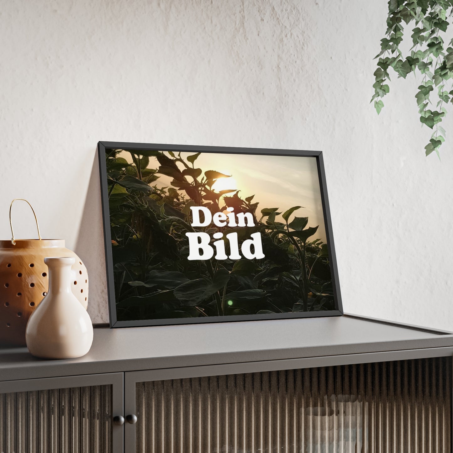 Personalisiertes Poster im Bilderrahmen