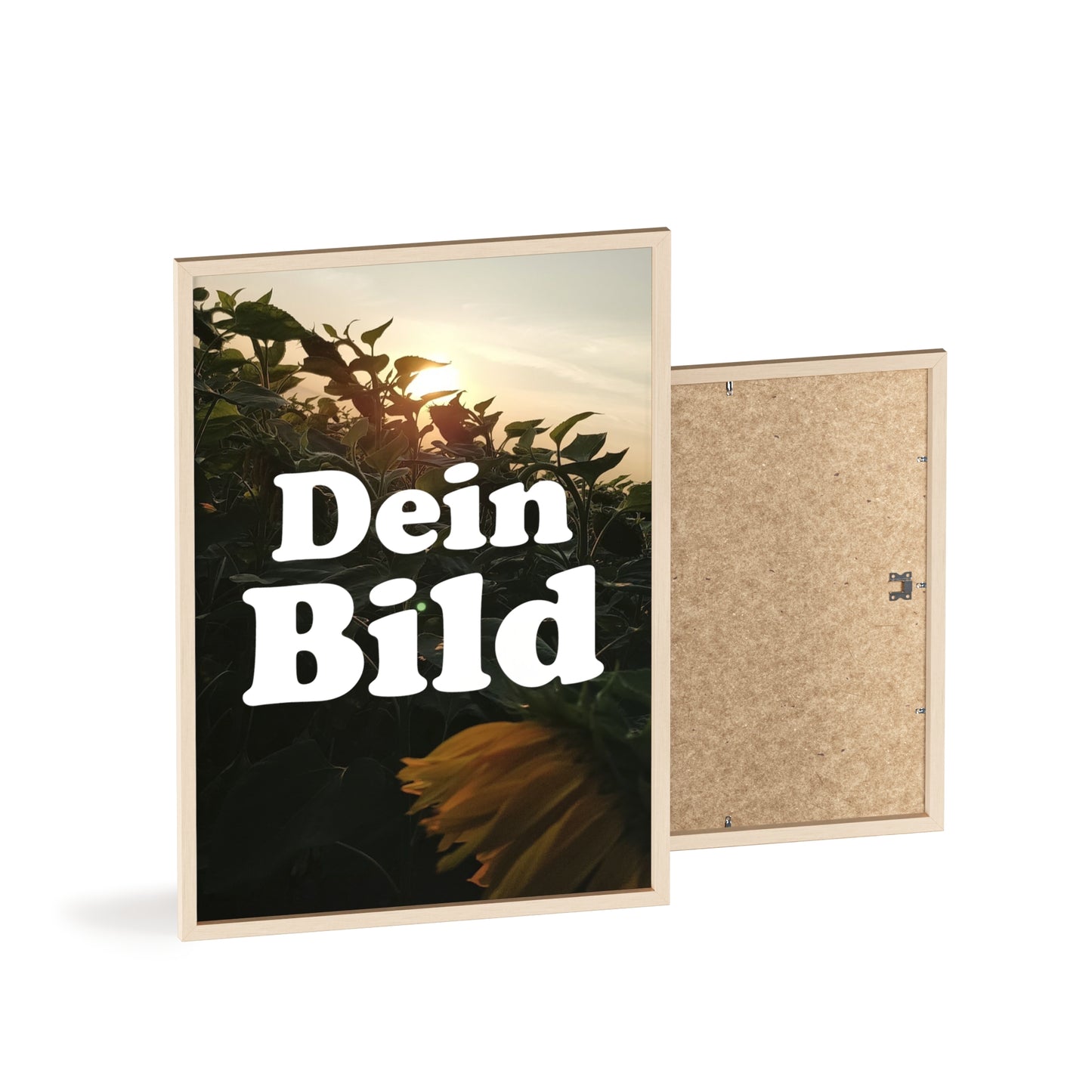 Personalisiertes Poster im Bilderrahmen
