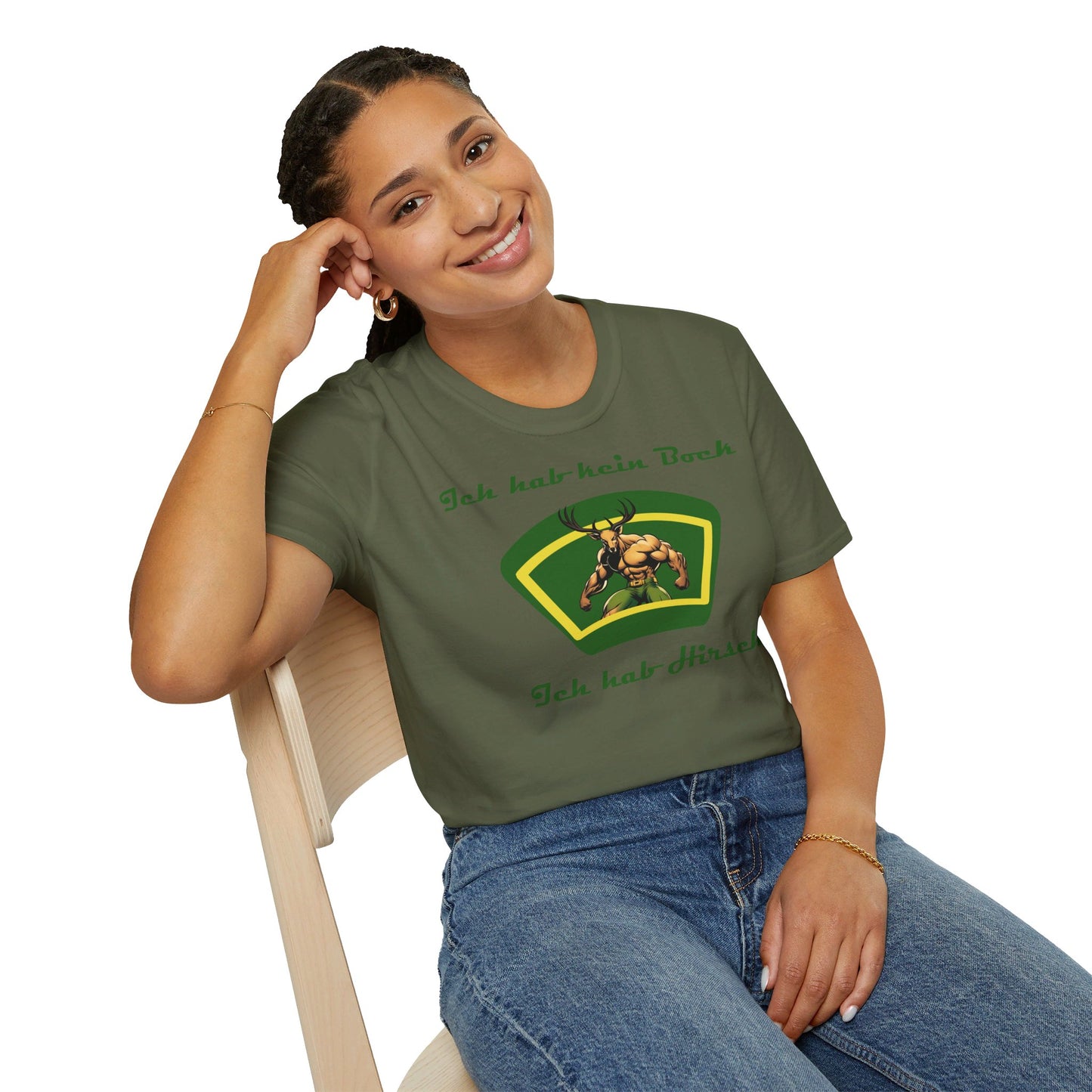 Johnny T-shirt: Ich hab kein Bock, ich hab Hirsch