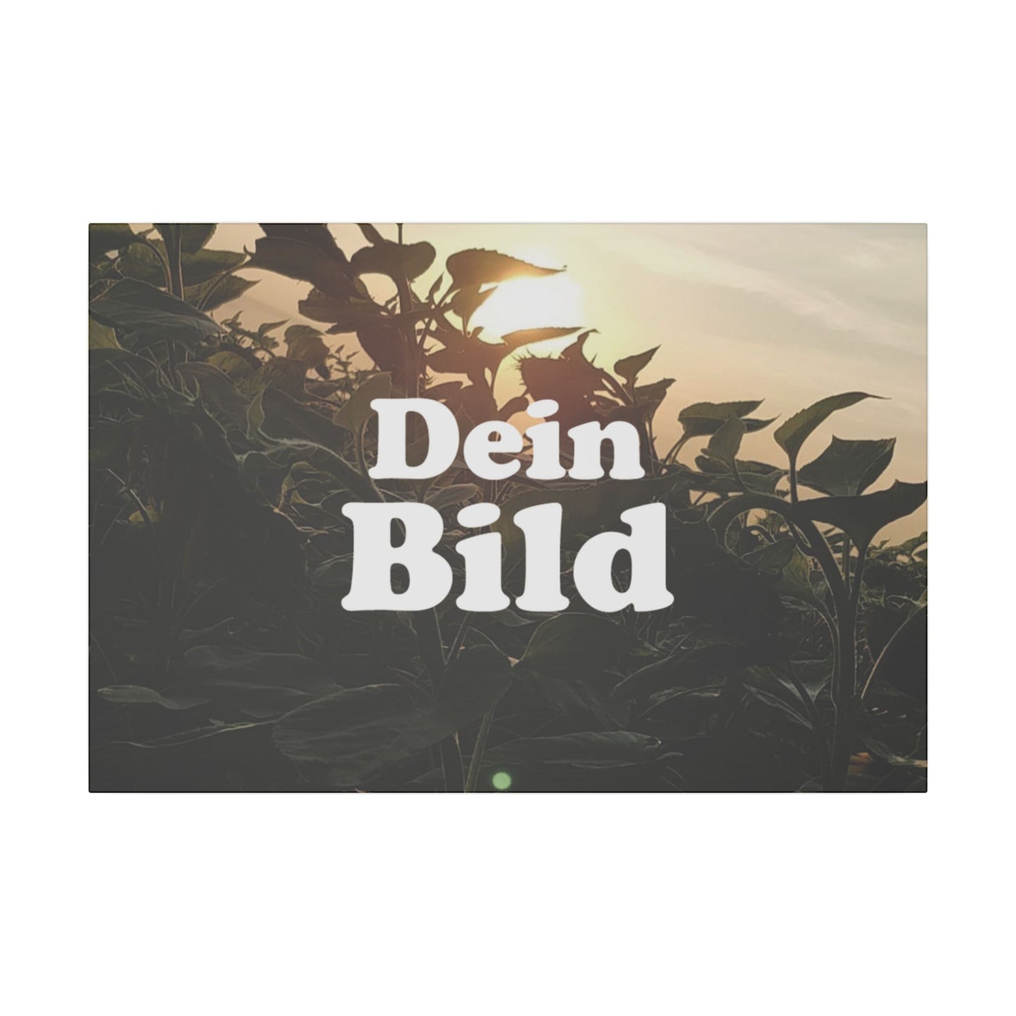Leinwand mit eigenem Bild