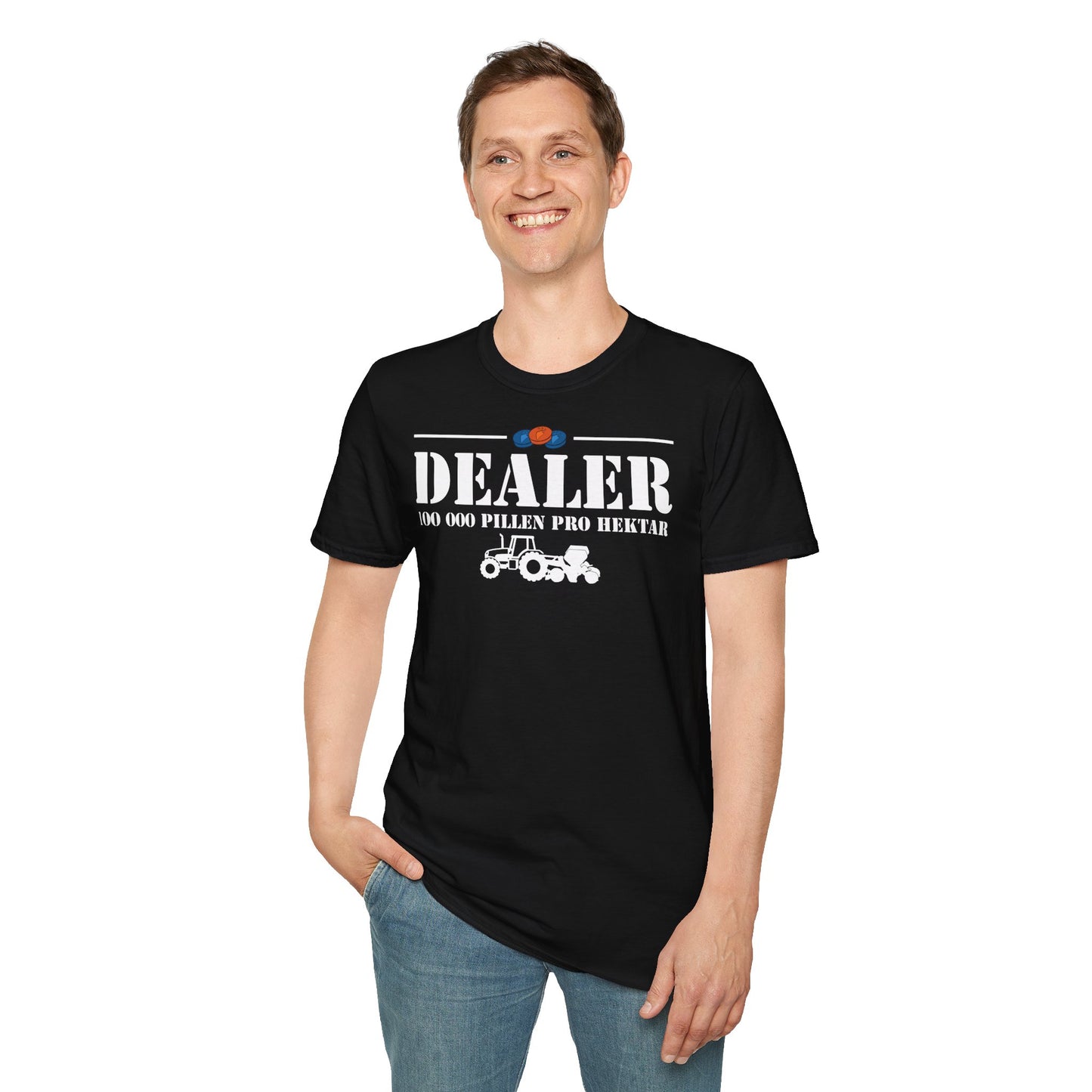 Dealer – 100.000 Pillen pro Hektar T-Shirt
