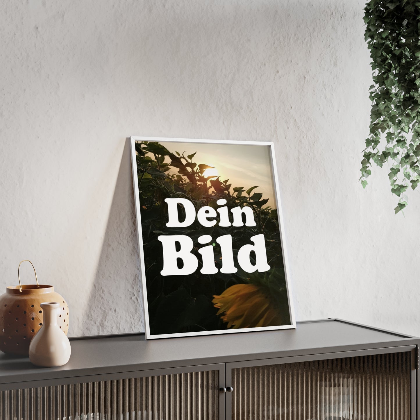 Personalisiertes Poster im Bilderrahmen