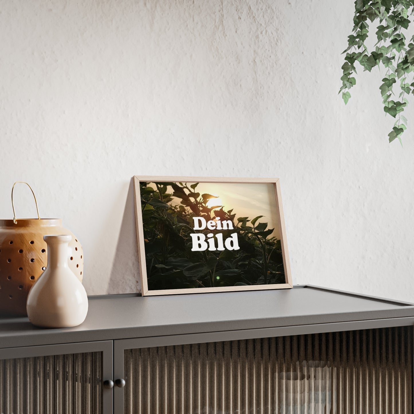 Personalisiertes Poster im Bilderrahmen