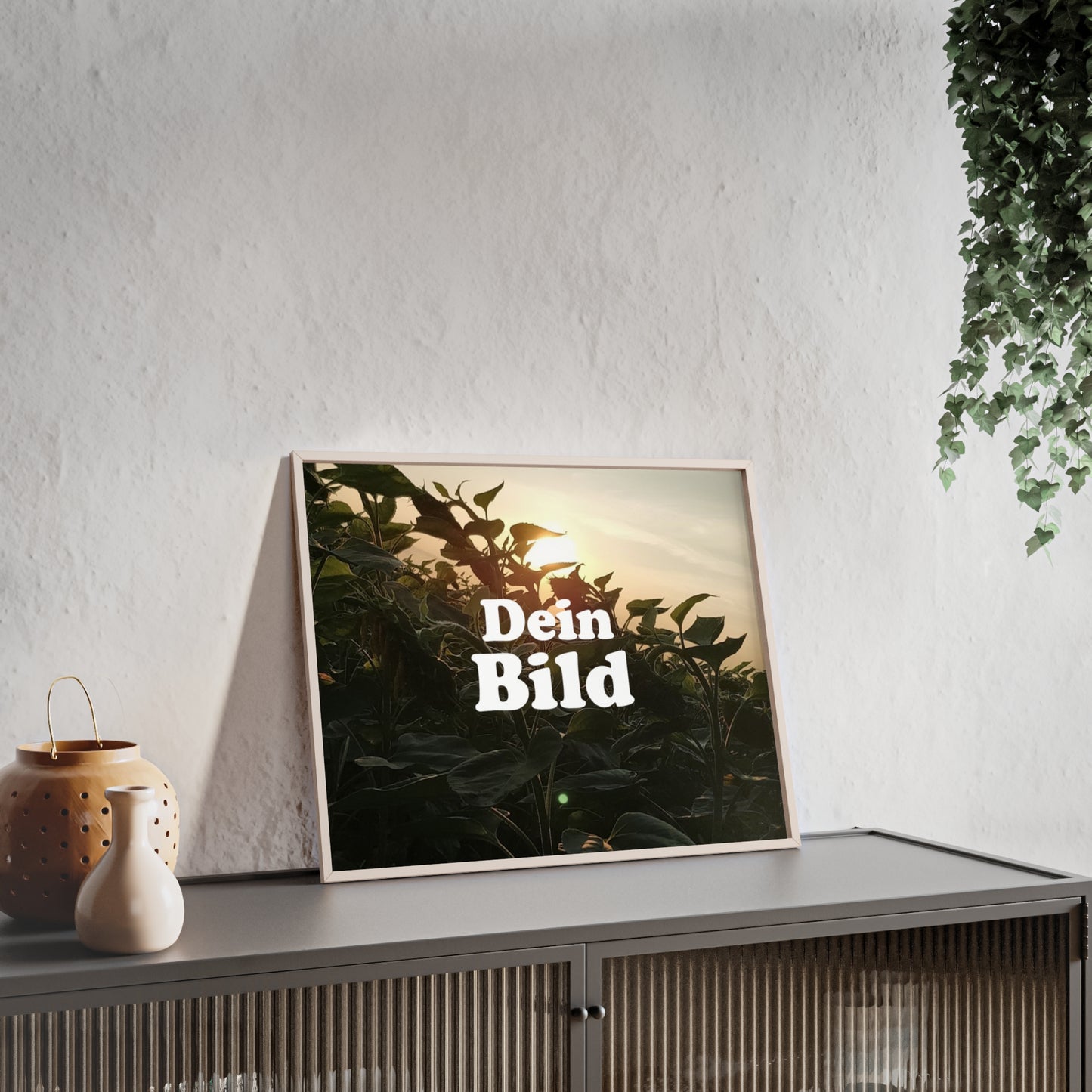 Personalisiertes Poster im Bilderrahmen