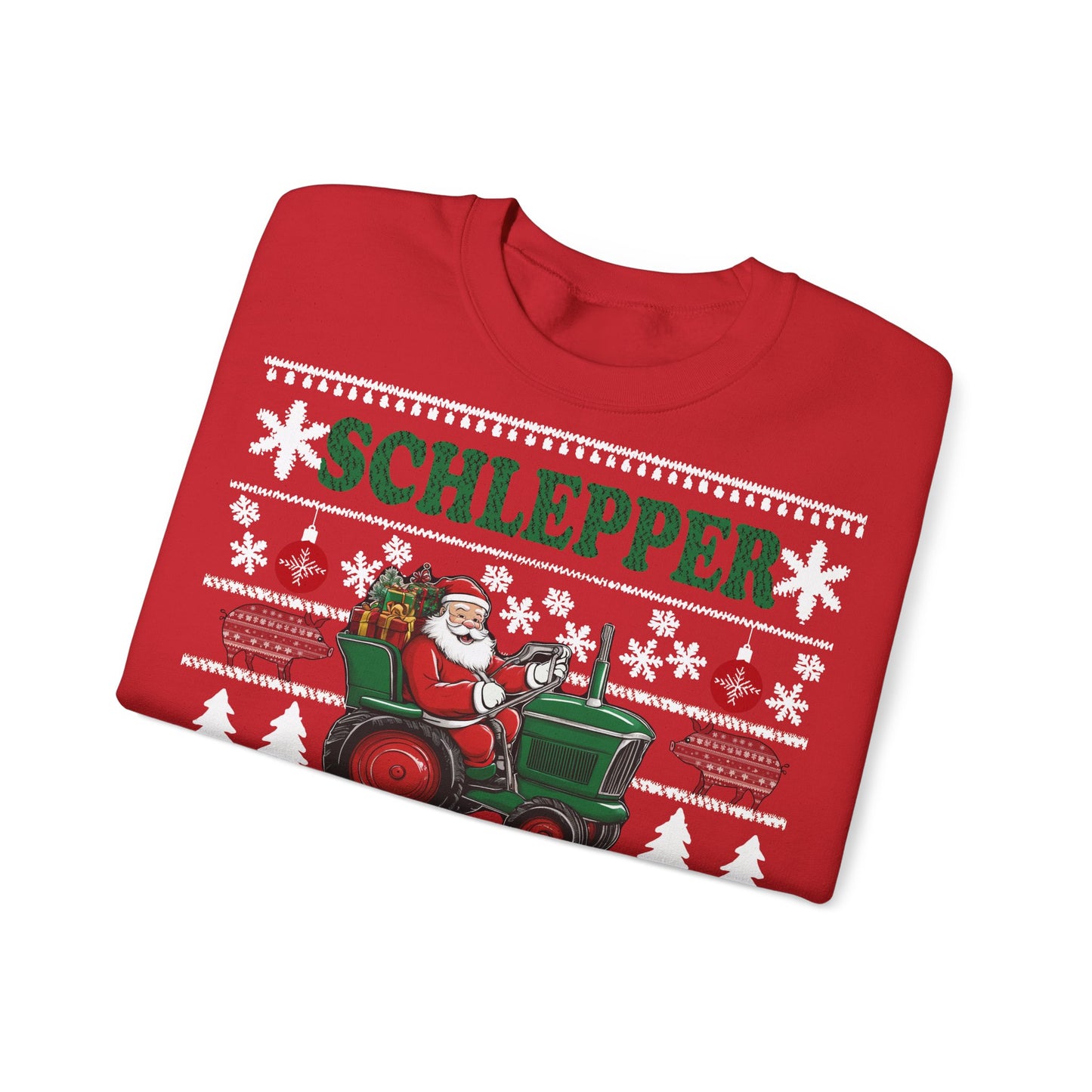 "Schlepper statt Schlitten" Ugly Christmas Sweater