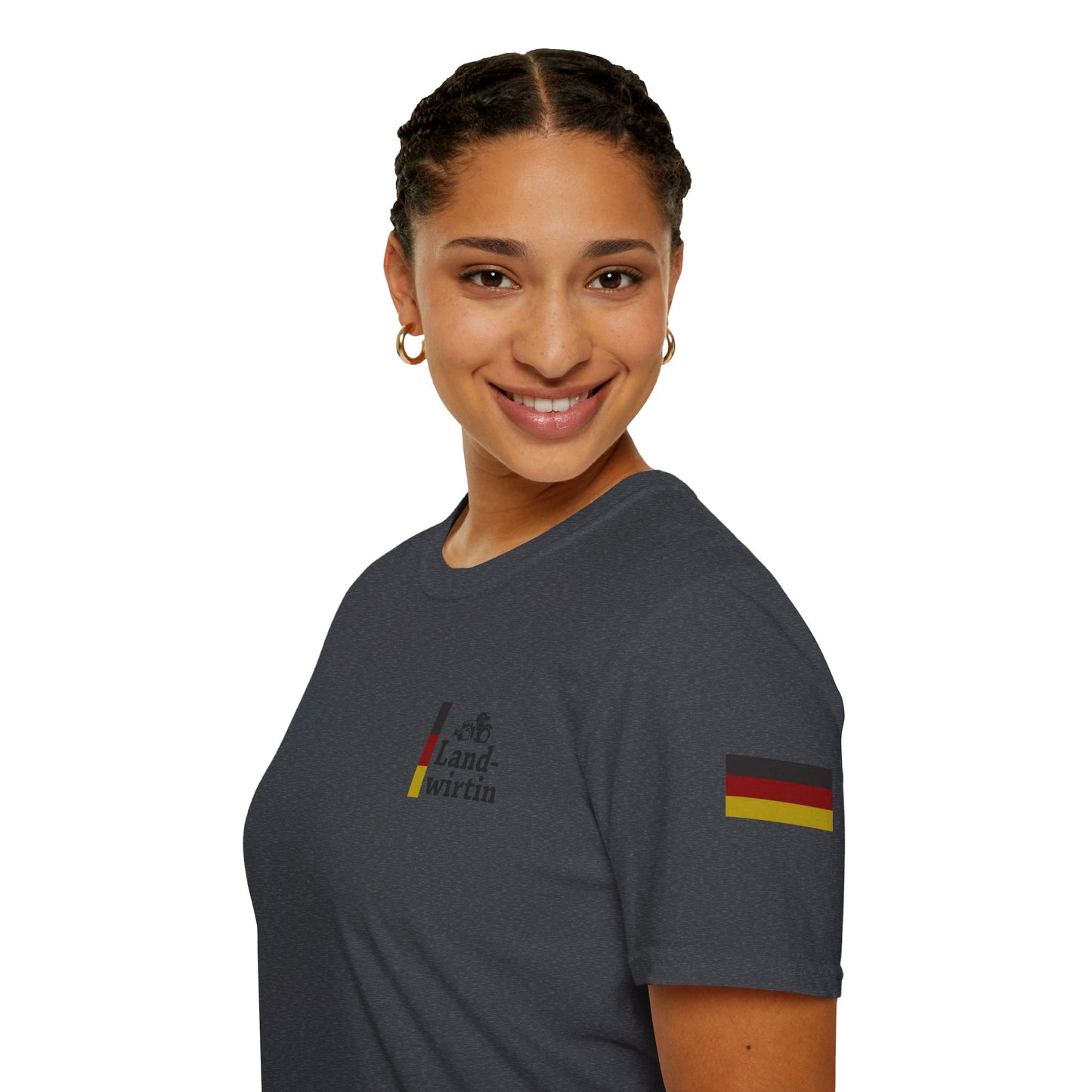 Deutsche Landwirtin T-shirt | Arbeitskleidung für deutsche Landwirtinnen
