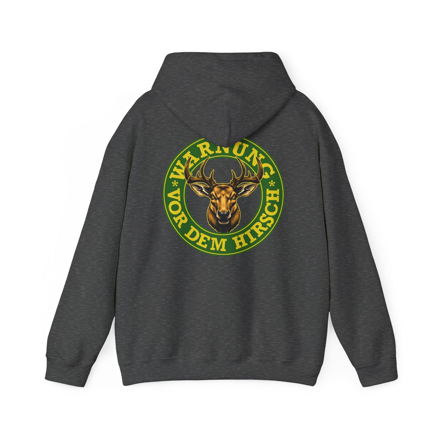 Warnung vor dem Hirsch - Backprint Hoodie