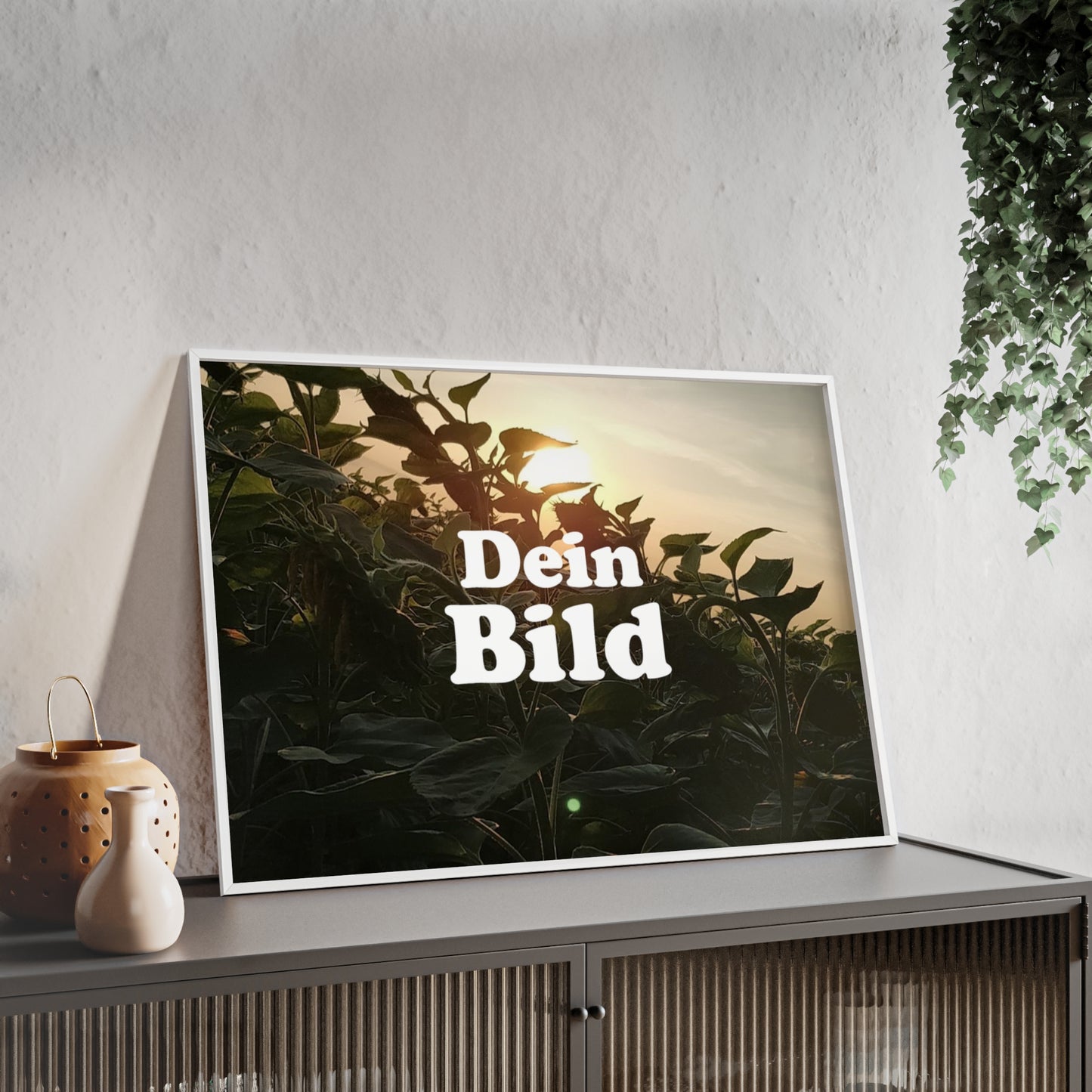 Personalisiertes Poster im Bilderrahmen