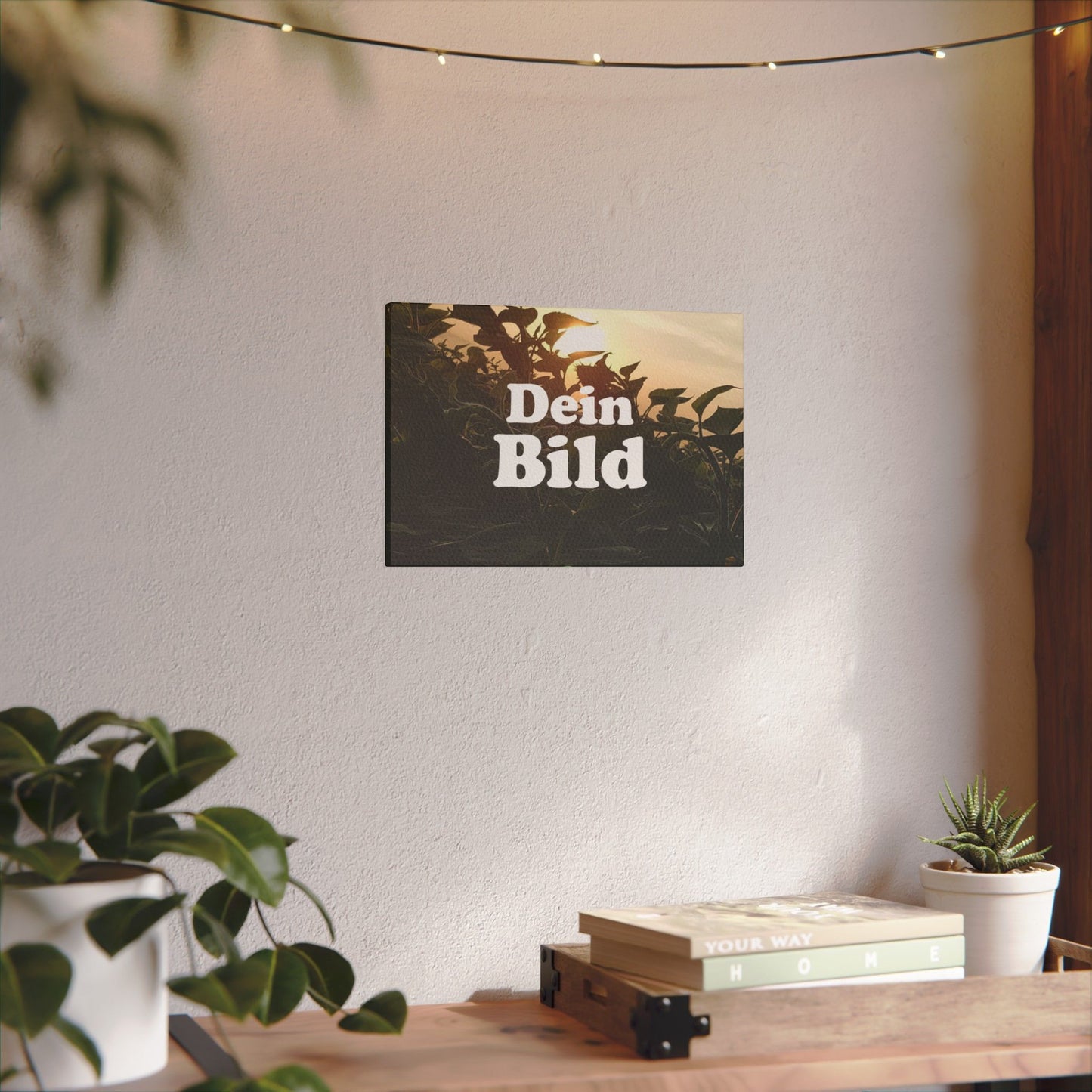 Leinwand mit eigenem Bild