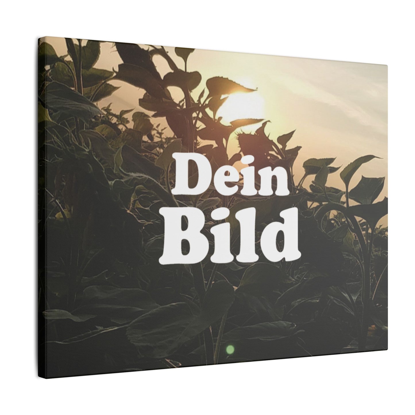 Leinwand mit eigenem Bild