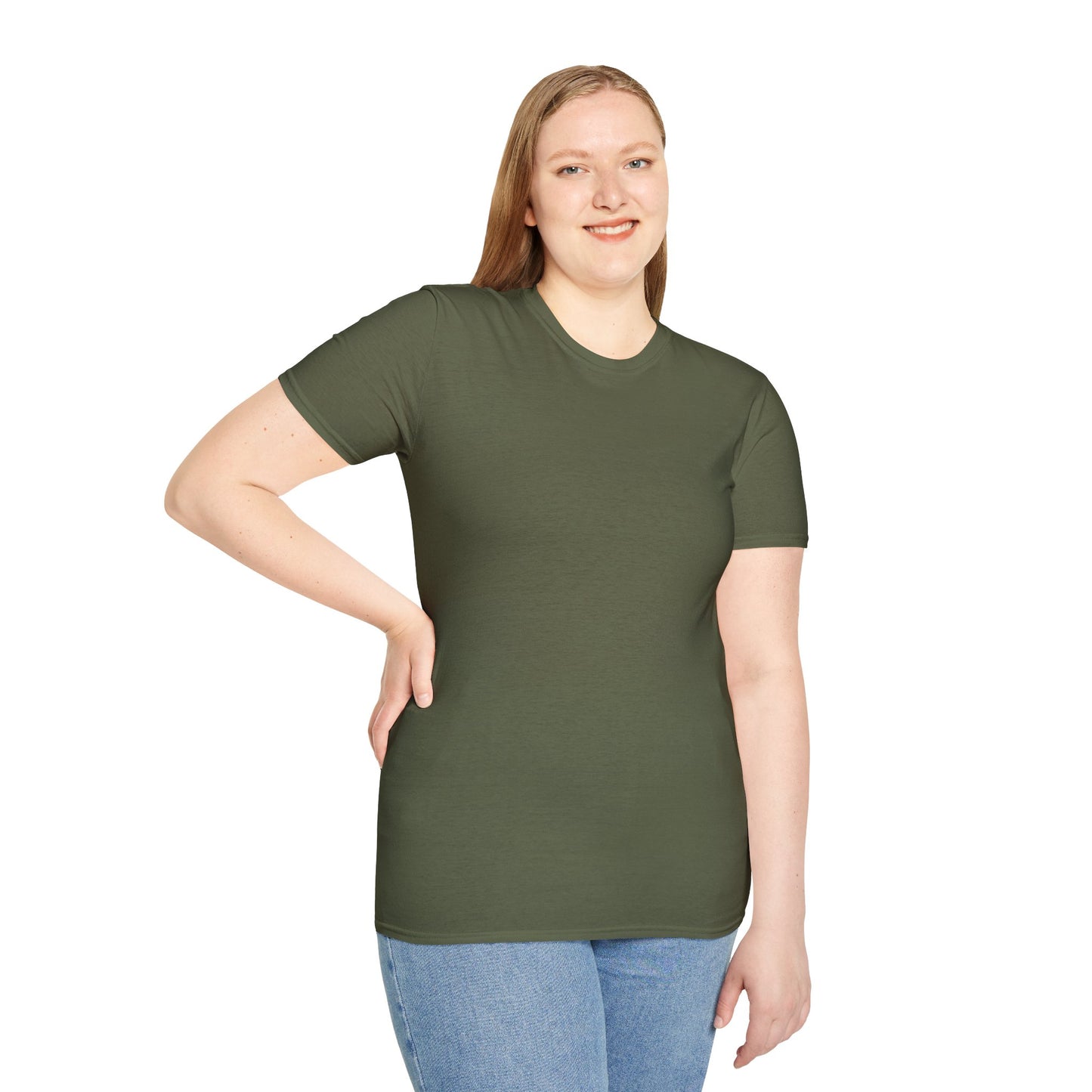 Warnung vor dem Hirsch - Backprint T-Shirt