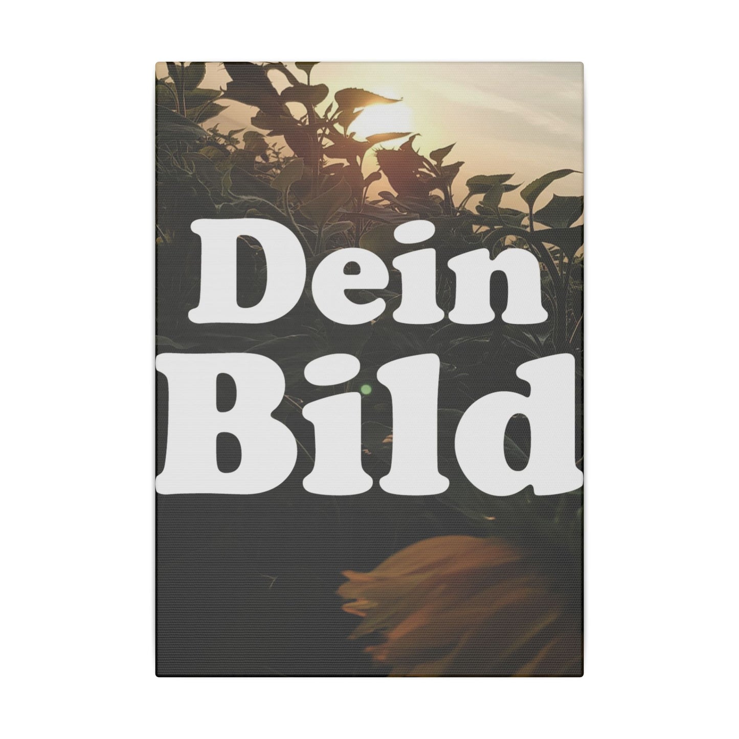 Leinwand mit eigenem Bild