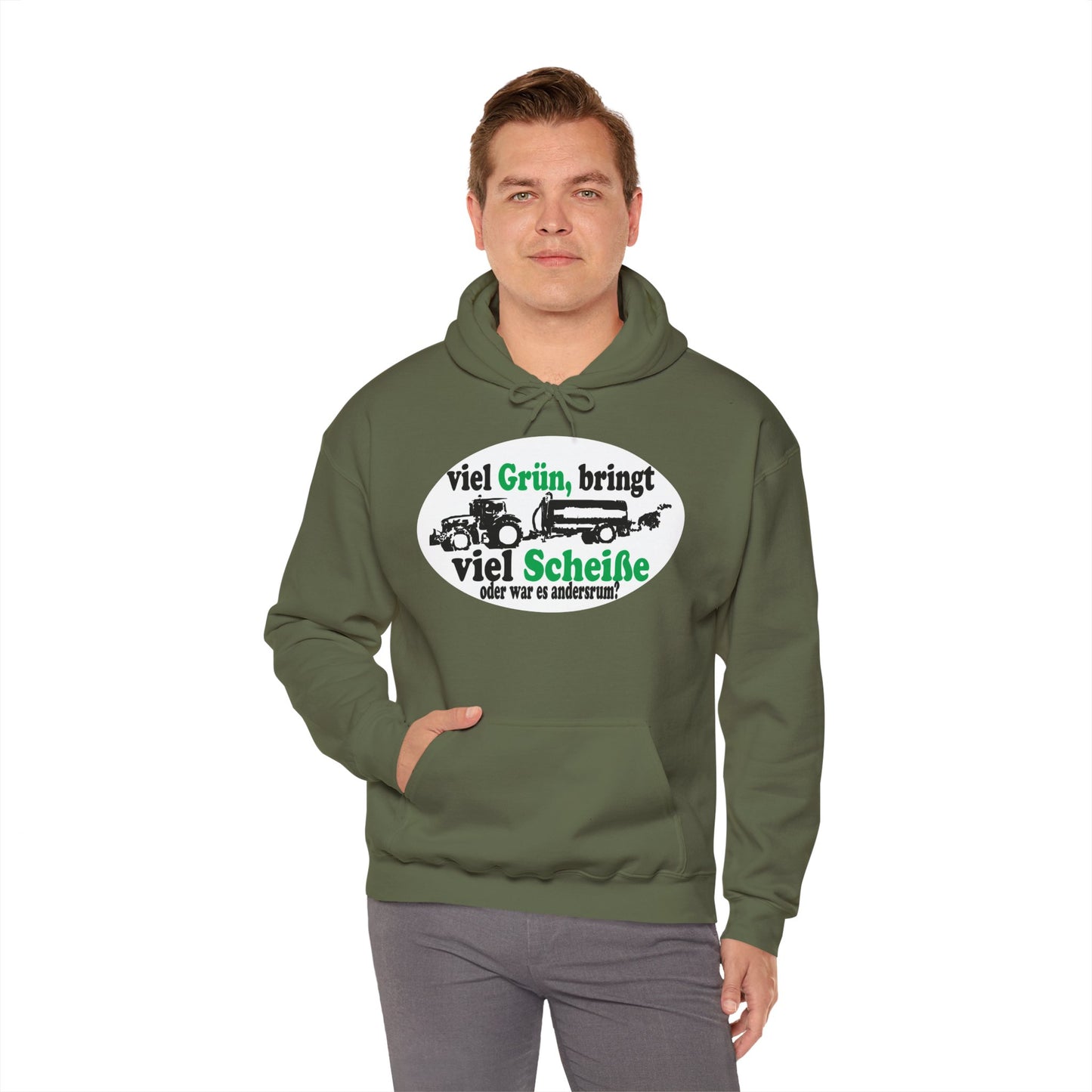 Viel Grün, bringt viel Scheiße Hoodie