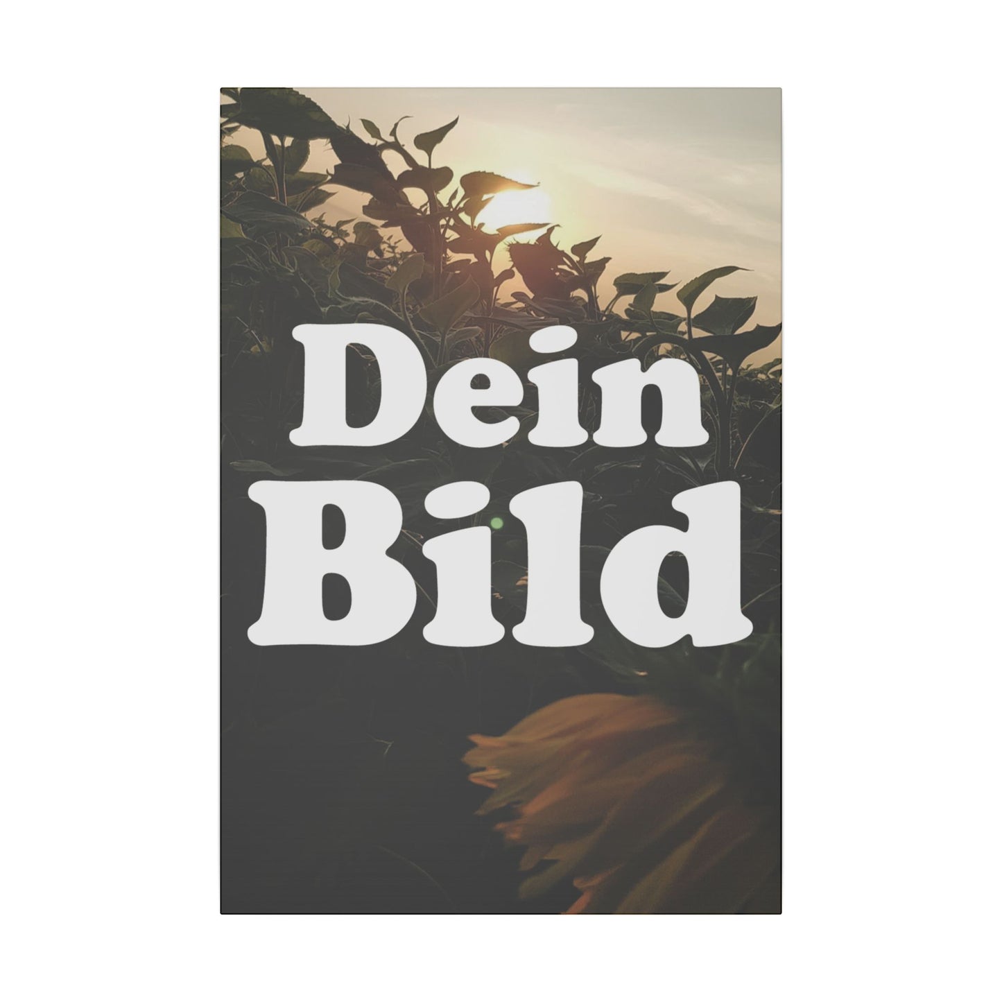 Leinwand mit eigenem Bild