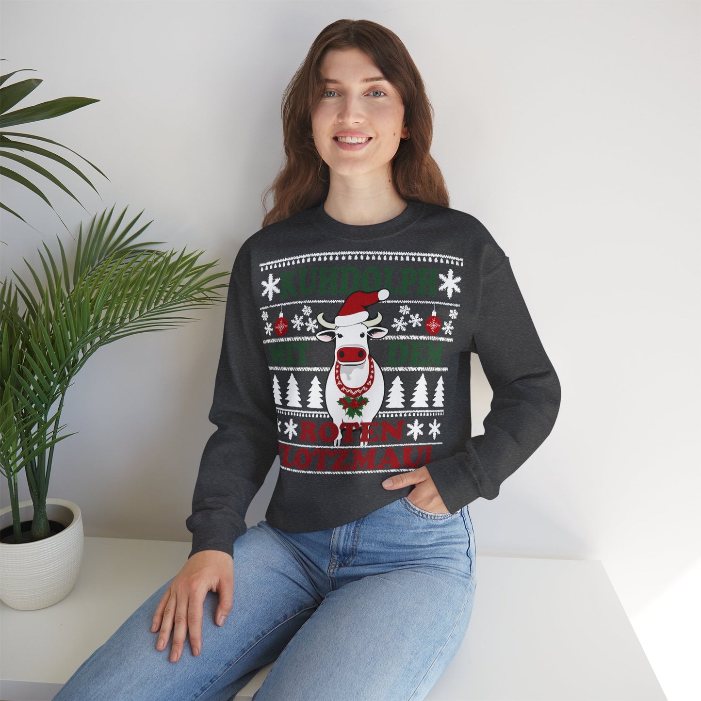 "Kuhdolph" Ugly Christmas Sweater