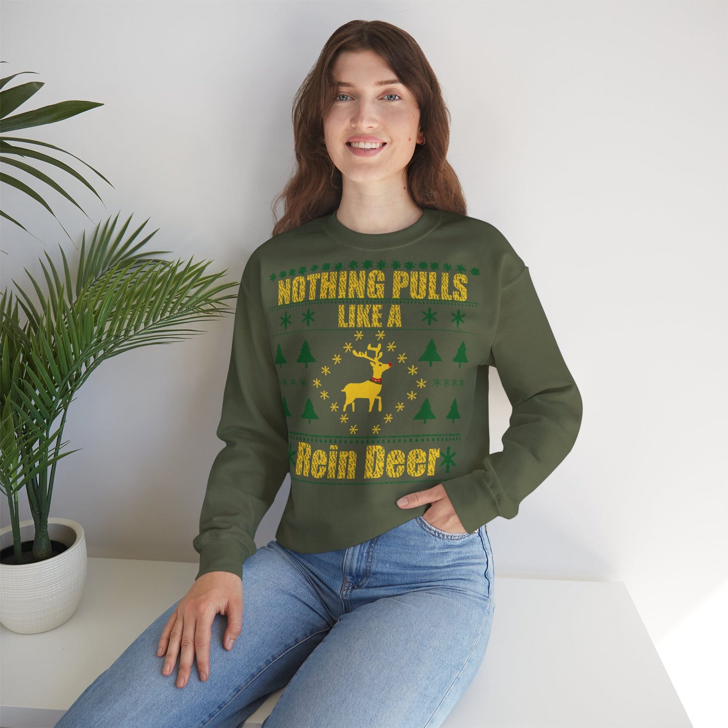 "Rein Deer" Ugly Christmas Sweater